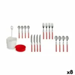 Ensemble de couverts rouge acier inoxydable 8 unites _5674. DIAYTAR COTE D'IVOIRE - Votre Source d'Inspiration Shopping. Parcourez nos rayons et trouvez des articles qui vous inspirent, que ce soit pour votre style, votre maison ou votre vie quotidienne.