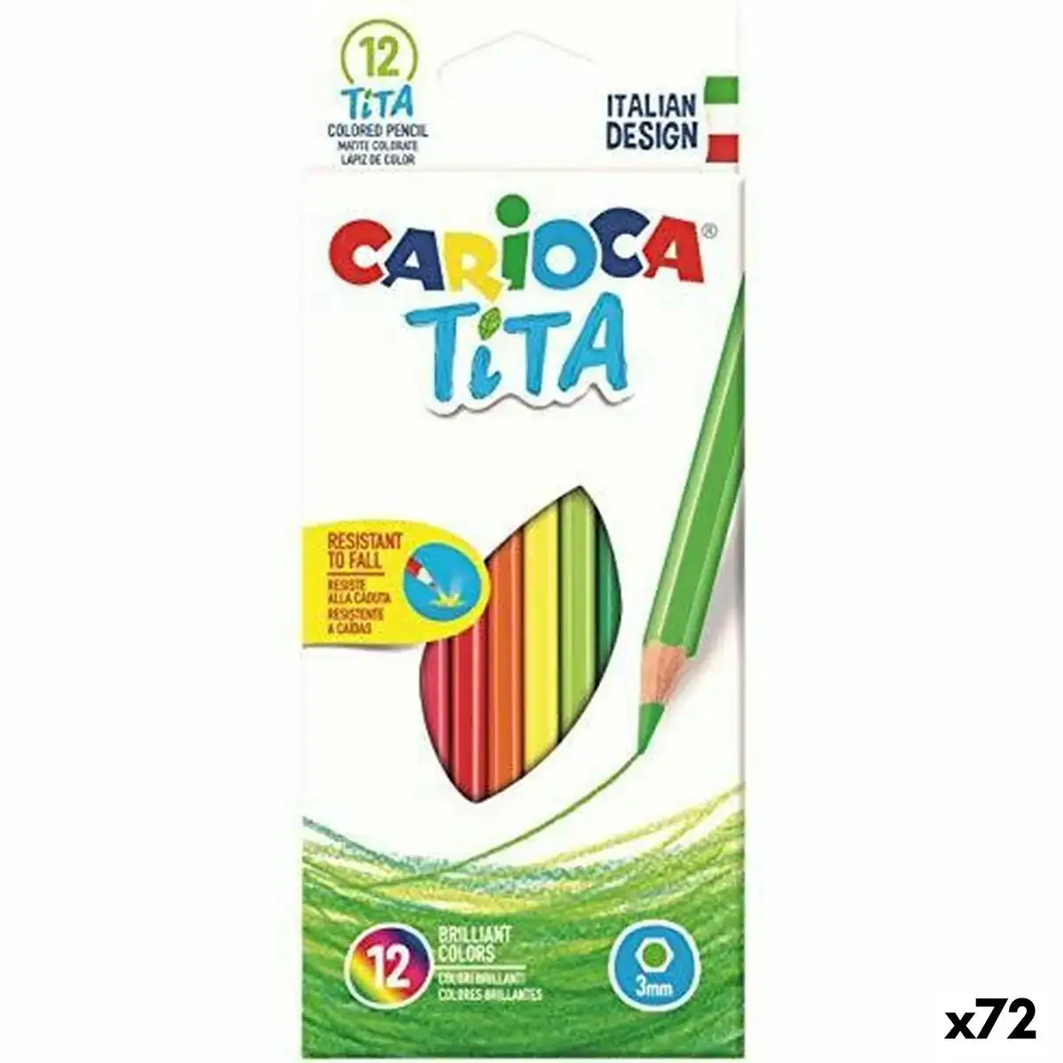 Ensemble de crayons carioca tita multicouleur 12 pieces resine 72 unites _6223. DIAYTAR COTE D'IVOIRE - Votre Destination Shopping Éthique. Parcourez notre gamme et choisissez des articles qui respectent l'environnement et les communautés locales.