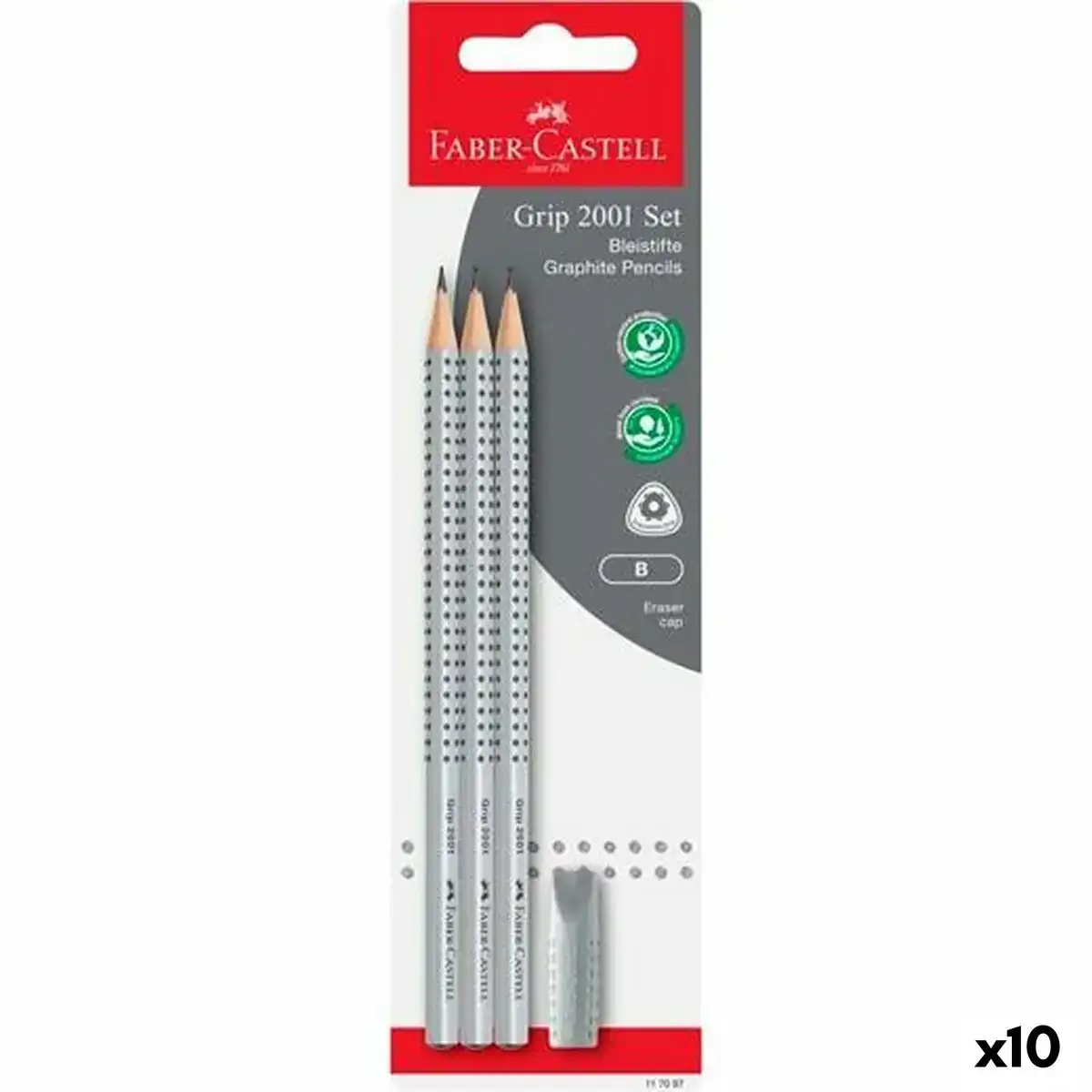 Ensemble de crayons faber castell 10 unites _1960. DIAYTAR COTE D'IVOIRE - Où Votre Shopping Prend Vie. Explorez notre boutique en ligne pour trouver des articles qui vous ressemblent et qui ajoutent de l'éclat à votre quotidien.