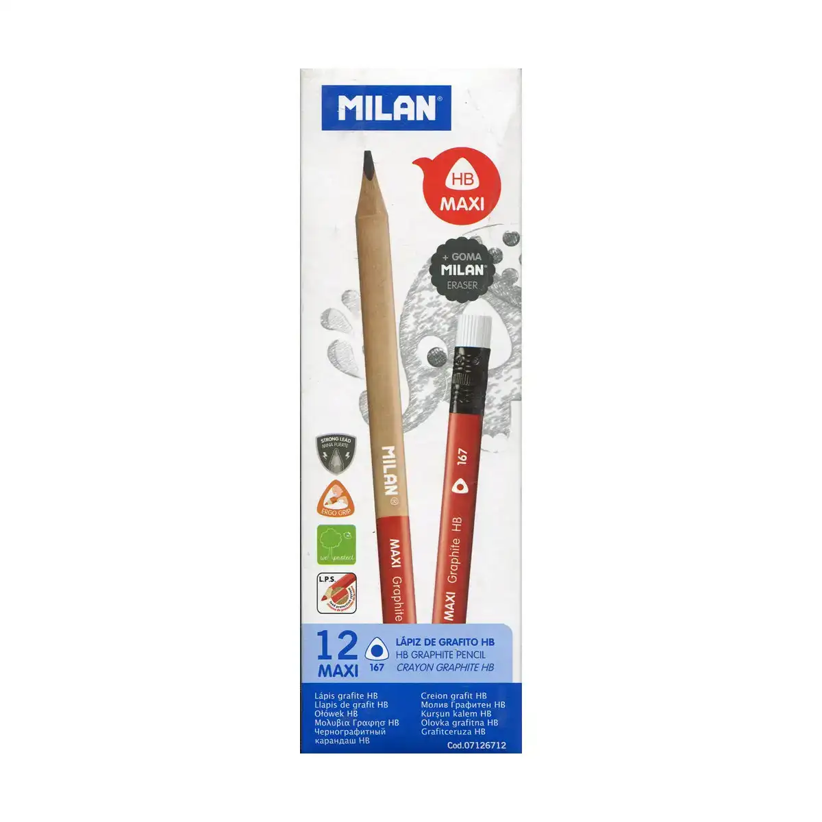 Ensemble de crayons milan maxi graphite 12 pieces_6578. Bienvenue sur DIAYTAR COTE D'IVOIRE - Votre Destination Shopping à la Côte d'Ivoireaise. Explorez notre boutique en ligne et découvrez une gamme variée de produits qui capturent l'esprit du Côte d'Ivoire.