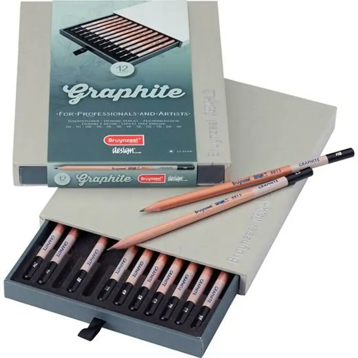 Ensemble de crayons talens bruynzeel graphite design 12 pieces_7354. DIAYTAR COTE D'IVOIRE - L'Art de Vivre le Shopping en Ligne. Découvrez notre plateforme intuitive et trouvez des produits qui vous inspirent et vous enchantent, à chaque clic.