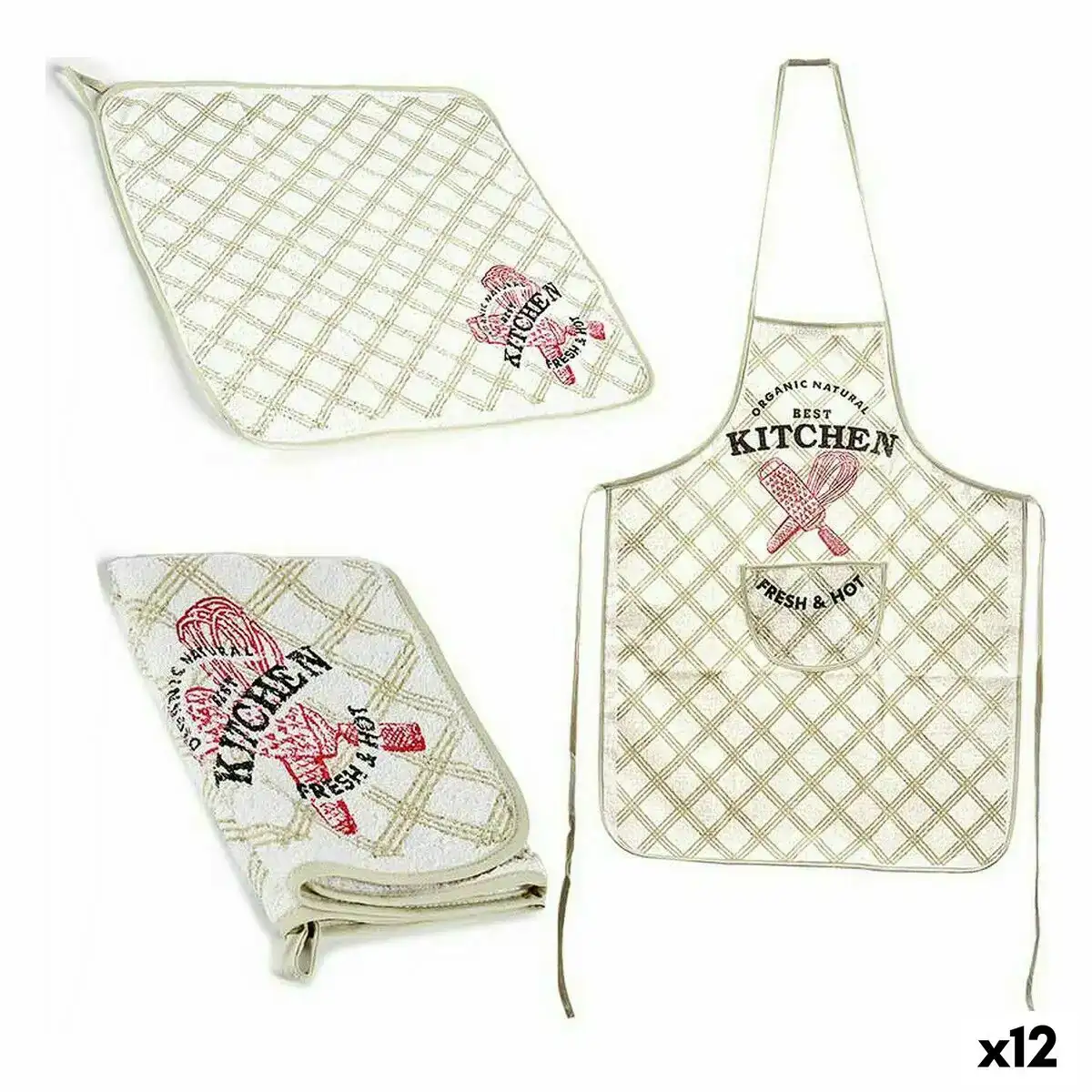 Ensemble de cuisine 2 pieces blanc 12 unites _2953. Bienvenue sur DIAYTAR COTE D'IVOIRE - Où Choisir est un Voyage Sensoriel. Plongez dans notre catalogue et trouvez des produits qui éveillent vos sens et embellissent votre quotidien.
