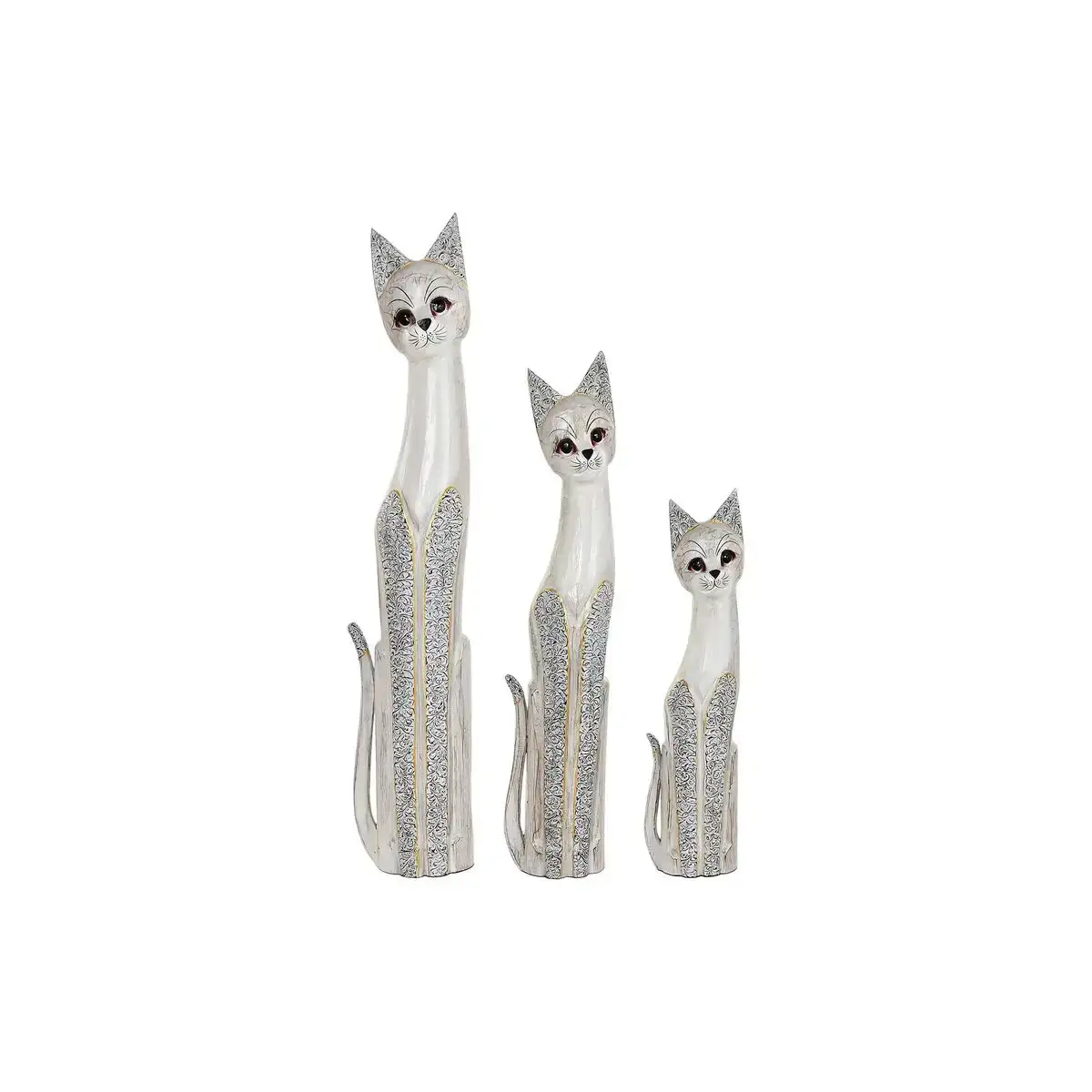 Ensemble de figurines dkd home decor gris beige chats bois d albassia 17 x 6 x 100 cm 17 x 8 x 99 cm _3076. DIAYTAR COTE D'IVOIRE - Où l'Élégance Rencontré l'Accessibilité. Parcourez notre catalogue et trouvez des produits qui apportent une touche de sophistication à votre vie quotidienne sans compromettre votre budget.
