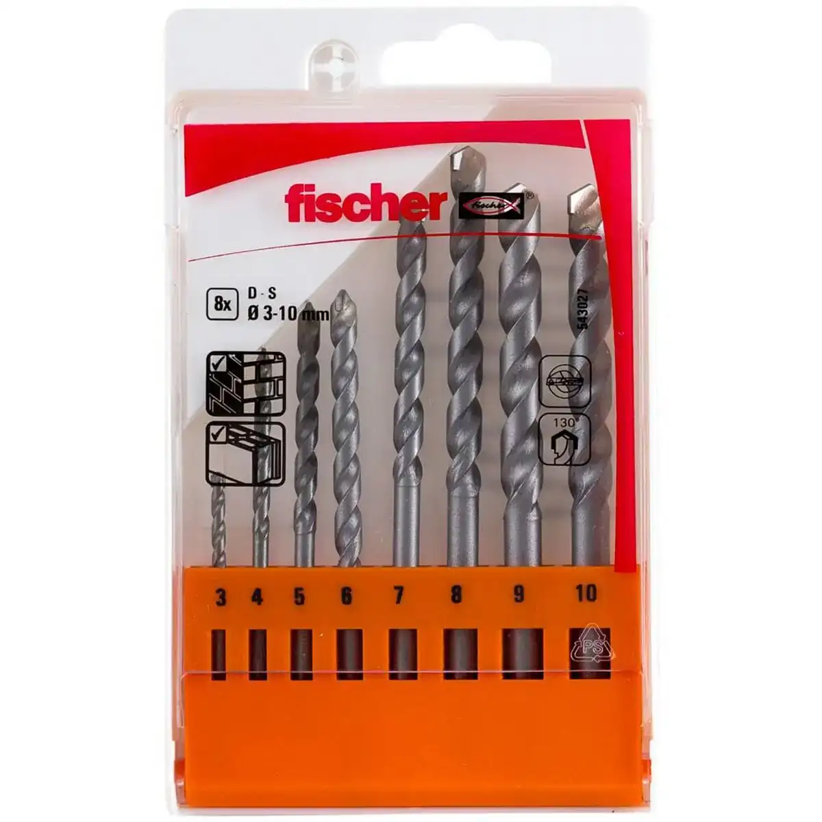 Ensemble de forets fischer 543027 metal acier 8 pieces _4242. DIAYTAR COTE D'IVOIRE - Où Choisir est une Découverte. Parcourez notre catalogue et trouvez des articles qui éveillent votre curiosité et enrichissent votre expérience shopping.