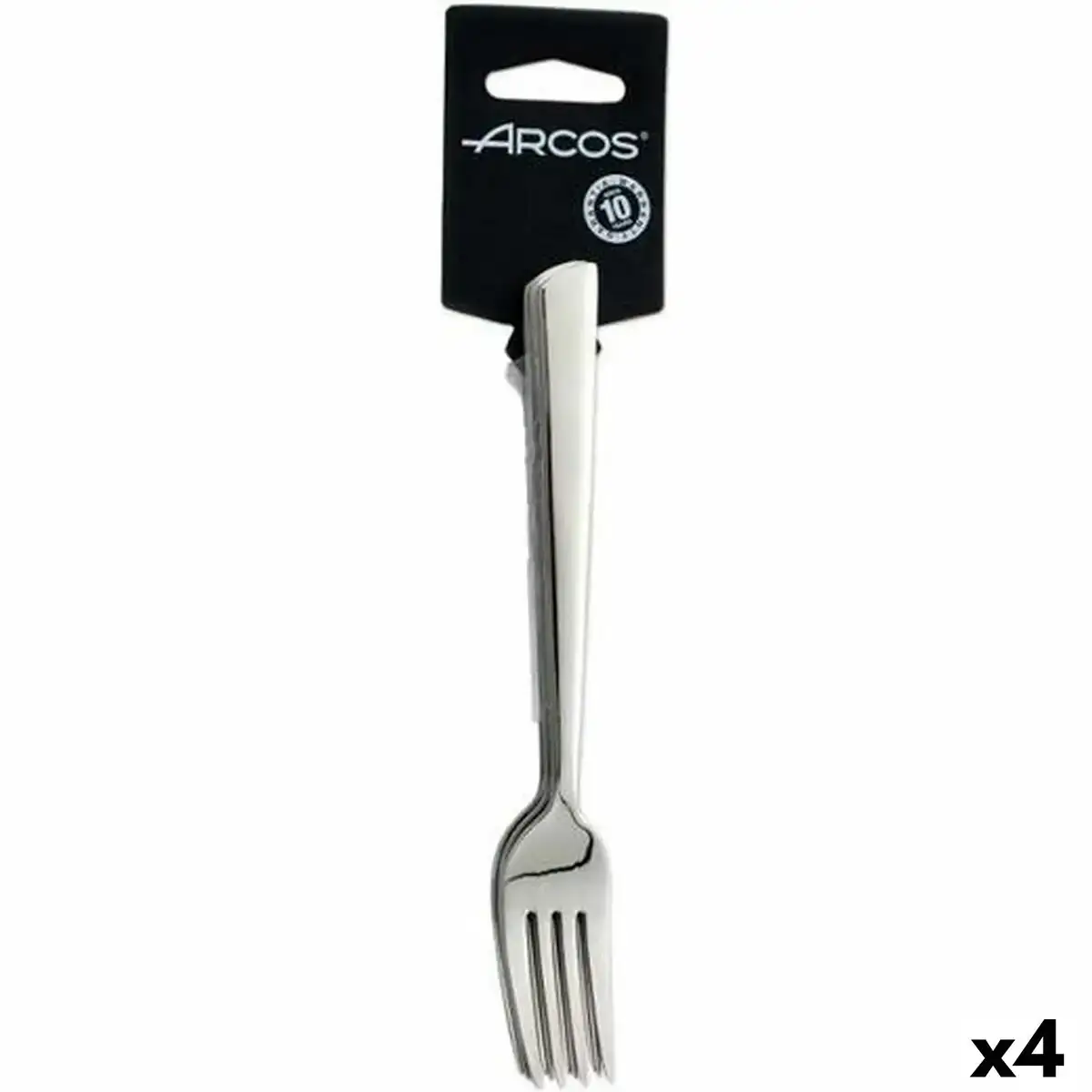Ensemble de fourchettes a dessert arcos toscana argente 18 cm 4 unites _3044. DIAYTAR COTE D'IVOIRE - Où Choisir est une Célébration. Découvrez notre sélection de produits qui représentent la diversité et la joie du Côte d'Ivoire, à chaque étape de votre vie.