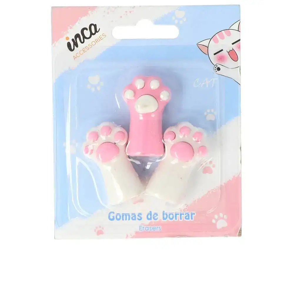 Ensemble de gommes inca chaton 3 pcs _7684. DIAYTAR COTE D'IVOIRE - Votre Paradis Shopping au Cœur du Côte d'Ivoire. Explorez notre boutique en ligne et découvrez des produits conçus pour enchanter chaque aspect de votre vie.
