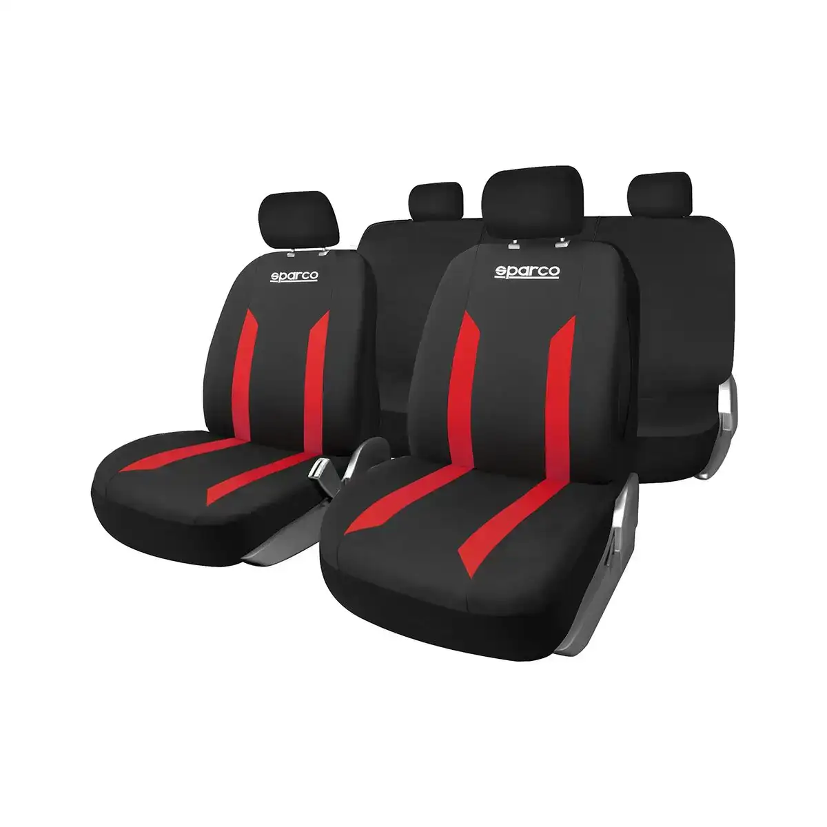 Ensemble de housses pour sieges sparco sabbia noir rouge_3769. Bienvenue chez DIAYTAR COTE D'IVOIRE - Où Choisir est une Invitation au Voyage. Explorez notre boutique en ligne et découvrez des produits qui vous transportent dans l'univers du Côte d'Ivoire.