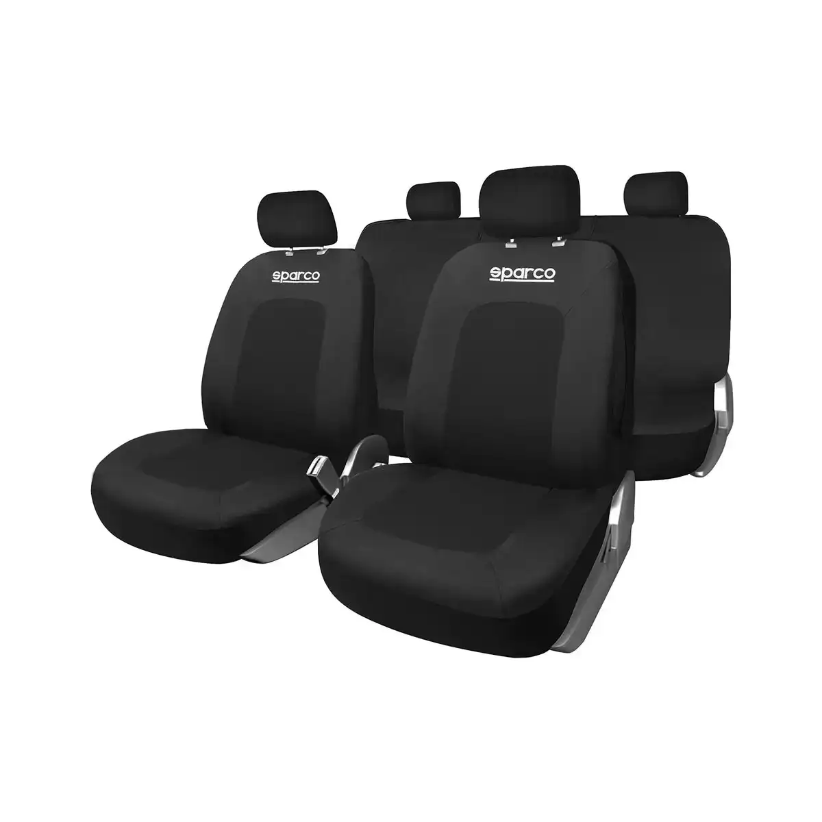 Ensemble de housses pour sieges sparco sport noir_1126. DIAYTAR COTE D'IVOIRE - Votre Marché Virtuel au Côte d'Ivoire. Parcourez notre boutique en ligne pour trouver des trésors cachés, des articles indispensables du quotidien aux joyaux artistiques.