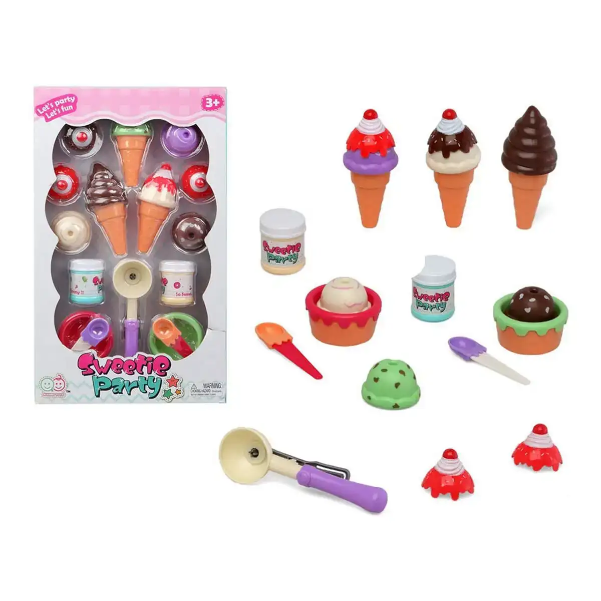 Ensemble de jouets ice cream sweetie party 40 x 24 cm _7575. Votre Destination de Choix: DIAYTAR COTE D'IVOIRE - Où l'Authenticité Rencontre la Commodité. Faites l'expérience de magasiner en ligne pour des articles qui incarnent la richesse culturelle et la modernité du Côte d'Ivoire.