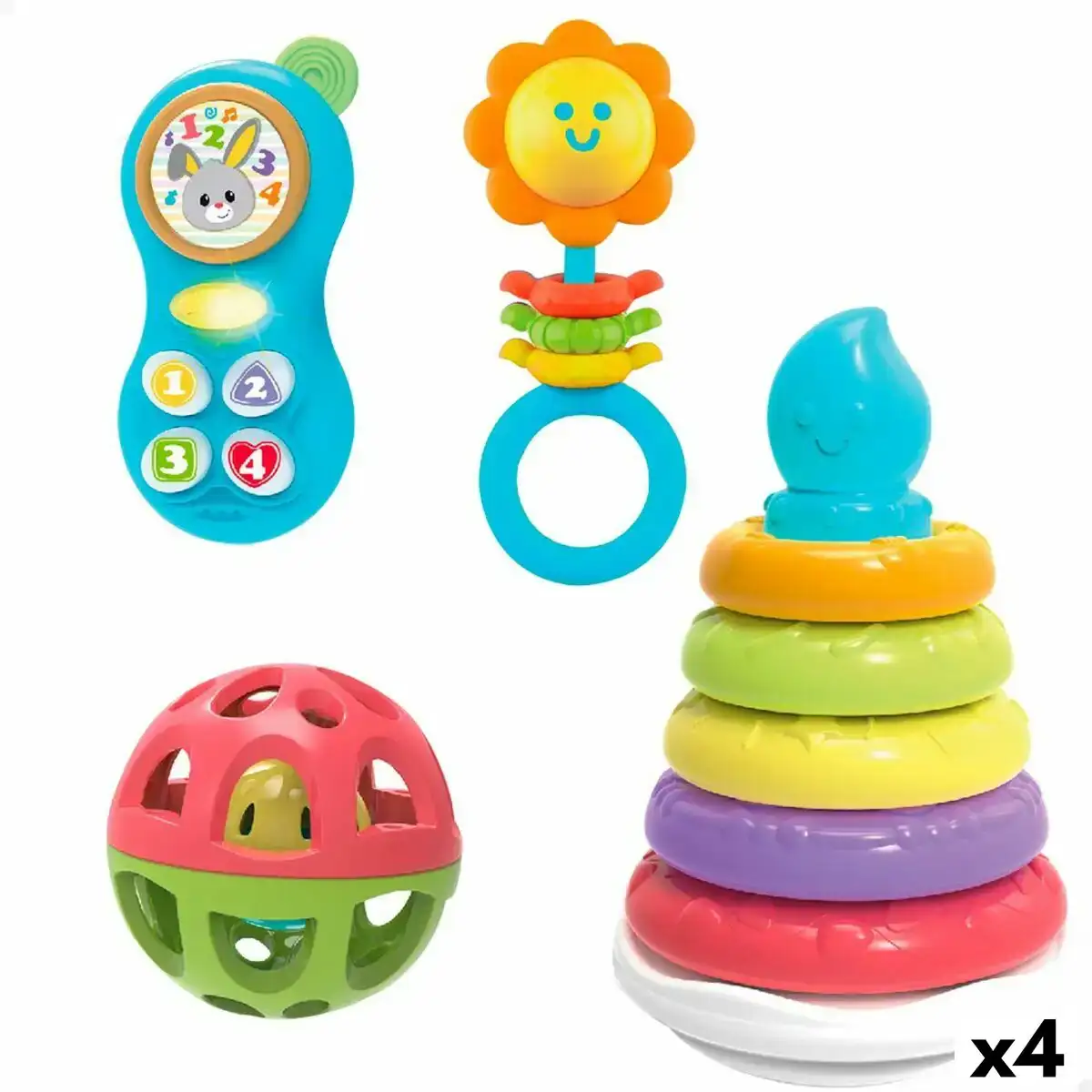 Ensemble de jouets pour bebes winfun 13 x 20 x 13 cm 4 unites_5332. DIAYTAR COTE D'IVOIRE - Votre Portail Vers l'Exclusivité. Explorez notre boutique en ligne pour trouver des produits uniques et exclusifs, conçus pour les amateurs de qualité.