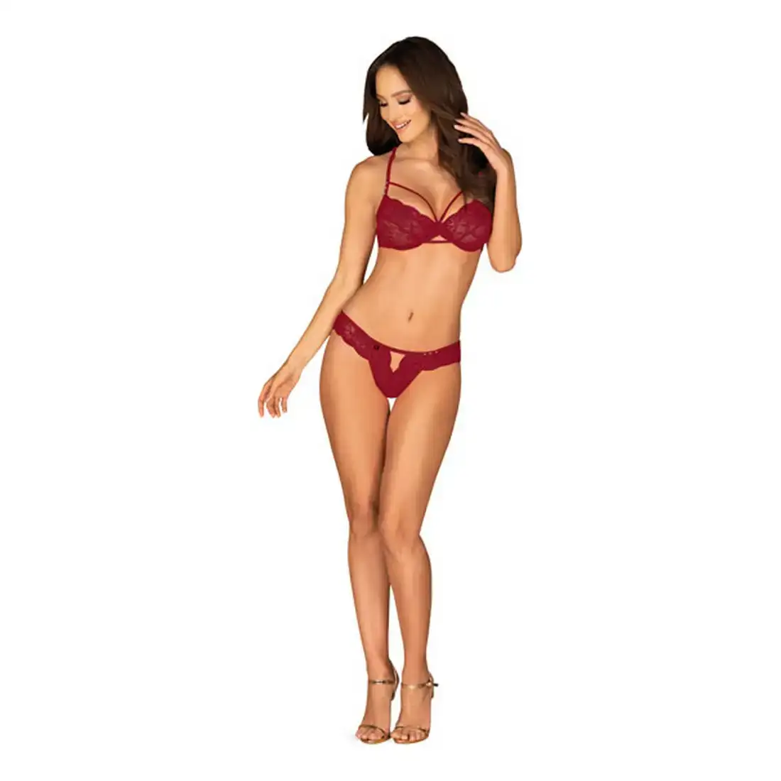 Ensemble de lingerie ivetta obsessive 2 pcs _7320. DIAYTAR COTE D'IVOIRE - Où Choisir Devient un Plaisir. Découvrez notre boutique en ligne et choisissez parmi une variété de produits qui satisferont tous vos besoins.