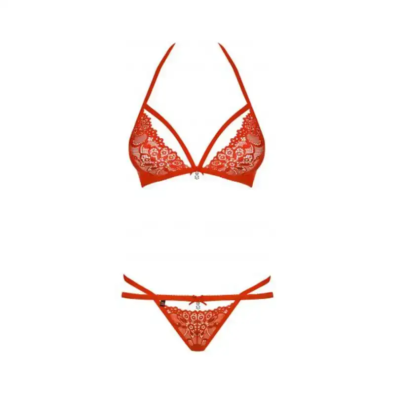 Ensemble de lingerie obsessive 838 set 3 rouge l xl 2 pcs _6798. DIAYTAR COTE D'IVOIRE - L'Art de Vivre le Shopping en Ligne. Découvrez notre plateforme intuitive et trouvez des produits qui vous inspirent et vous enchantent, à chaque clic.