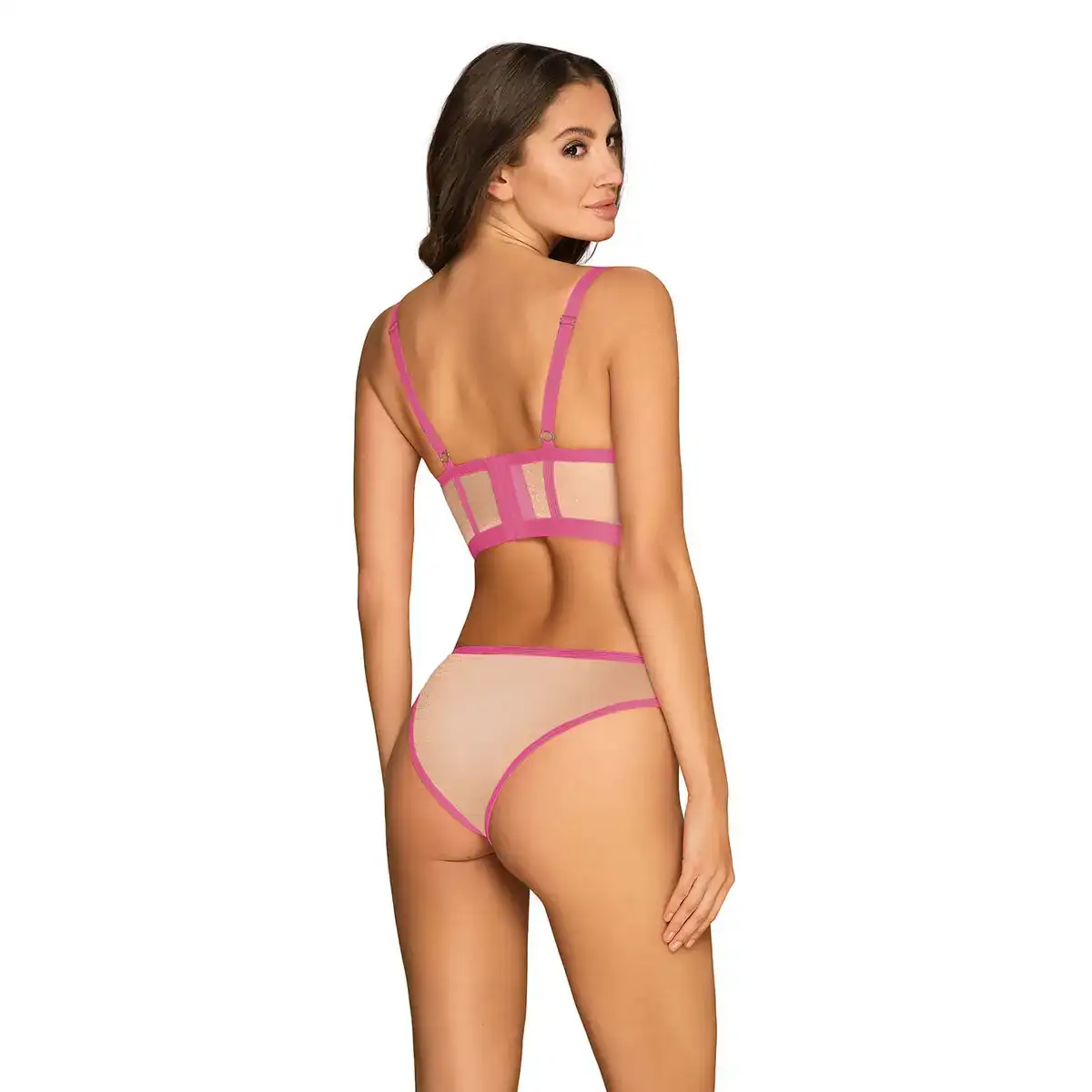 Ensemble de lingerie obsessive nudelia rose_1075. DIAYTAR COTE D'IVOIRE - Votre Passage vers l'Élégance Accessible. Parcourez notre boutique en ligne pour trouver des produits qui vous permettent d'allier style et économies.