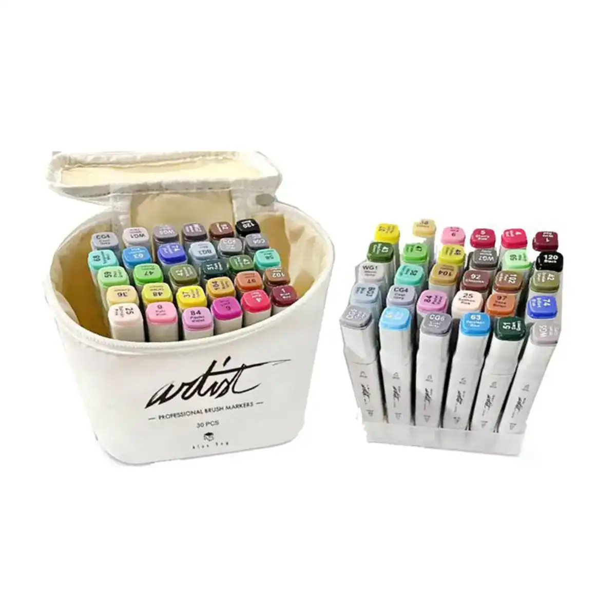 Ensemble de marqueurs alex bog canvas luxe professional 30 pieces coffret multicouleur_2867. DIAYTAR COTE D'IVOIRE - L'Art de Vivre l'Excellence au Quotidien. Explorez notre gamme et choisissez des produits qui ajoutent une note de prestige à votre vie.