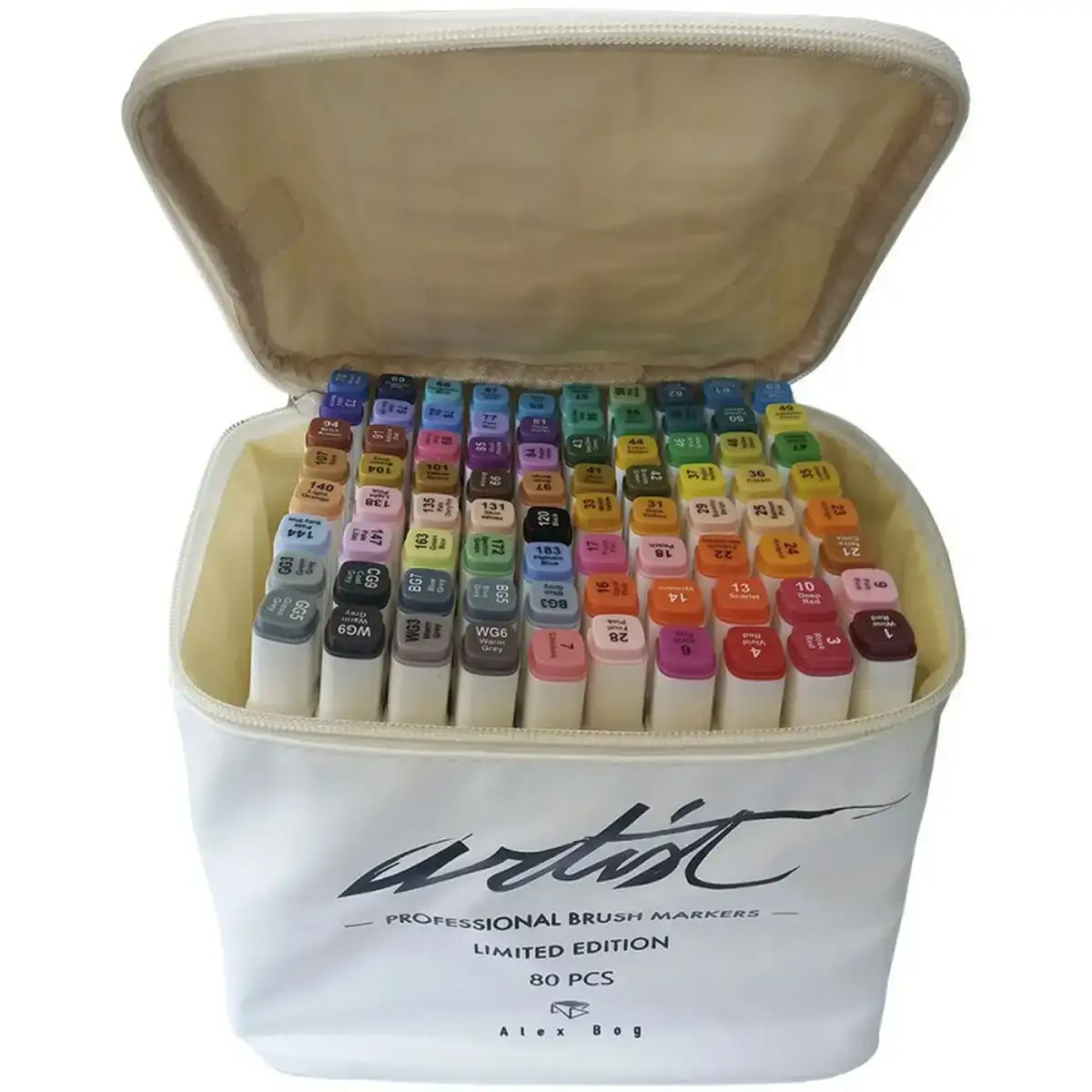 Ensemble de marqueurs alex bog canvas luxe professional 80 pieces multicouleur_3855. DIAYTAR COTE D'IVOIRE - Où Choisir est un Acte de Création. Naviguez à travers notre plateforme et choisissez des produits qui complètent votre histoire personnelle.