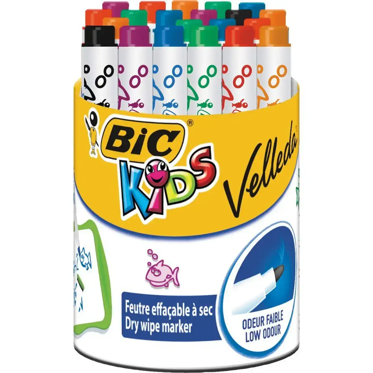 Ensemble de marqueurs bic kids mini velleda 24 pieces tableau blanc multicouleur_6480. DIAYTAR COTE D'IVOIRE - Où Choisir est une Célébration de l'Artisanat. Explorez notre boutique en ligne et choisissez des articles qui incarnent l'art et le savoir-faire du Côte d'Ivoire.