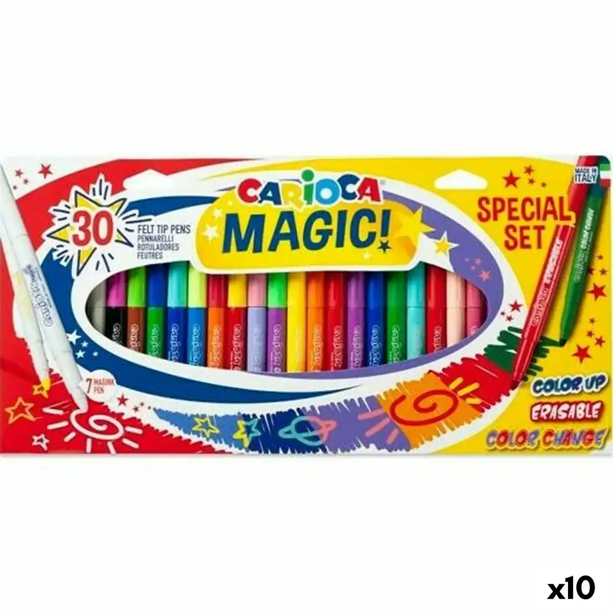 Ensemble de marqueurs carioca magic multicouleur 30 pieces 10 unites _5046. Bienvenue chez DIAYTAR COTE D'IVOIRE - Où le Shopping Devient un Voyage. Explorez notre plateforme pour dénicher des produits uniques, racontant l'histoire et l'âme du Côte d'Ivoire.