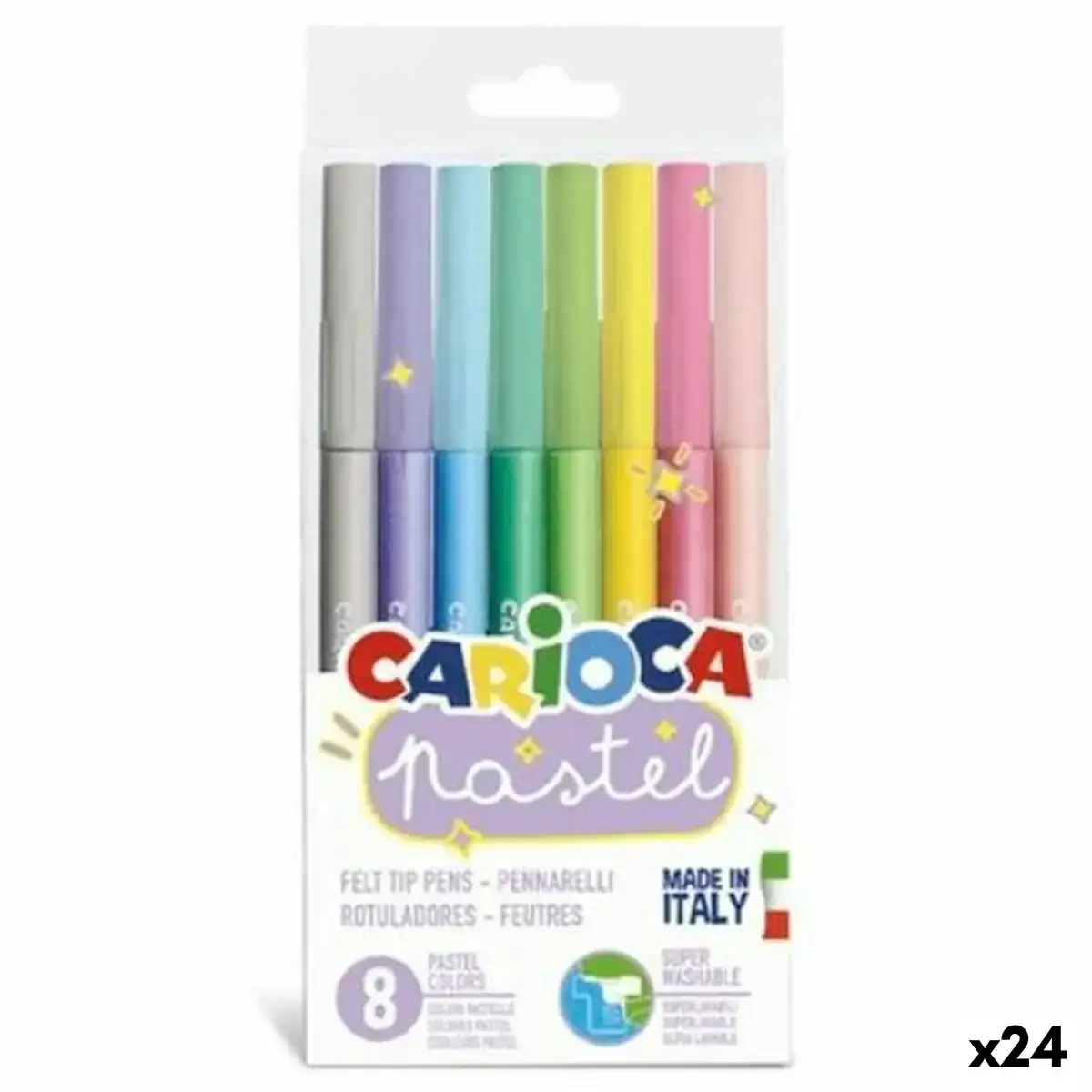 Ensemble de marqueurs carioca pastel multicouleur 24 unites _8136. DIAYTAR COTE D'IVOIRE - L'Écrin de Vos Désirs Shopping. Parcourez notre boutique en ligne et explorez des produits minutieusement choisis pour répondre à vos envies les plus exigeantes.