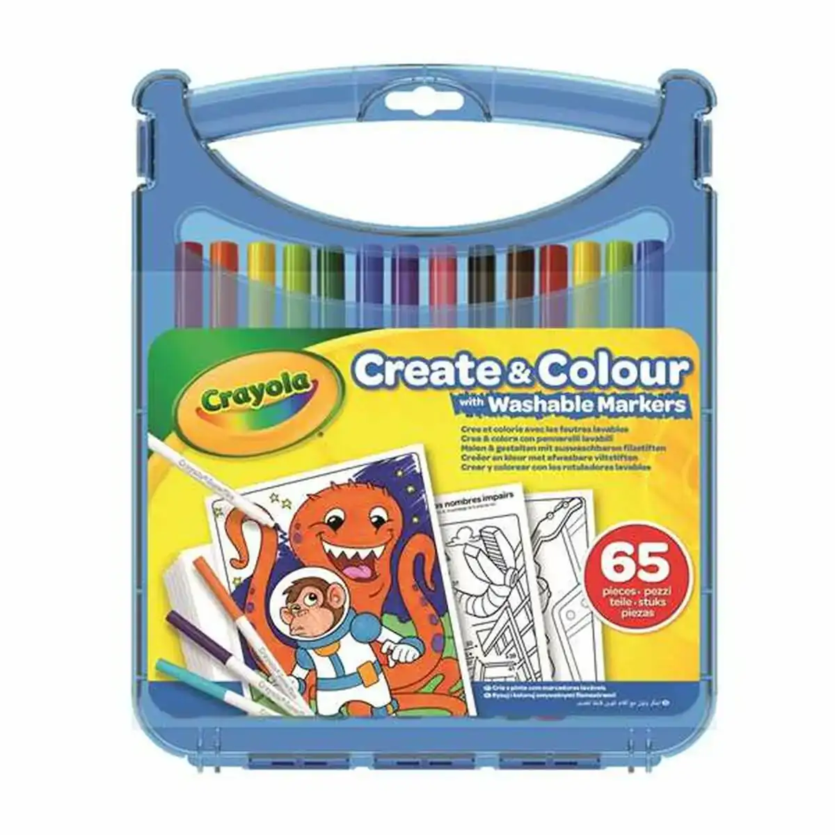 Ensemble de marqueurs crayola lavable 65 pieces_1391. DIAYTAR COTE D'IVOIRE - L'Art de Vivre l'Excellence au Quotidien. Explorez notre gamme et choisissez des produits qui ajoutent une note de prestige à votre vie.