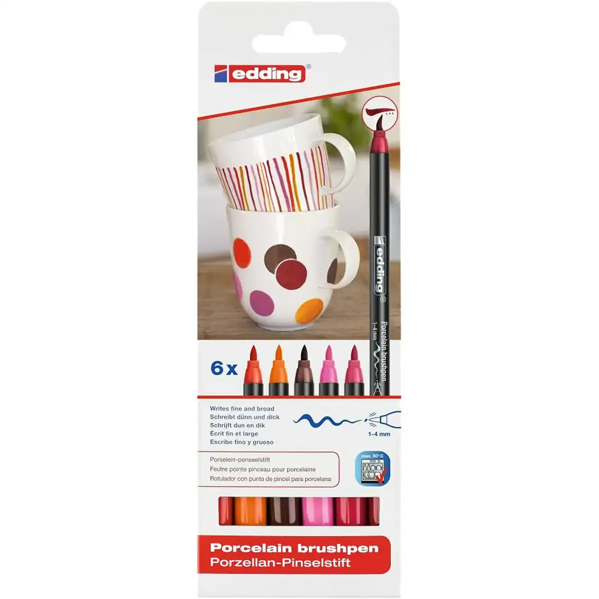 Ensemble de marqueurs edding 4200 multicouleur 6 pieces_6506. DIAYTAR COTE D'IVOIRE - Votre Plateforme pour un Shopping Inspiré. Explorez nos offres variées et découvrez des articles qui stimulent votre créativité et embellissent votre vie.