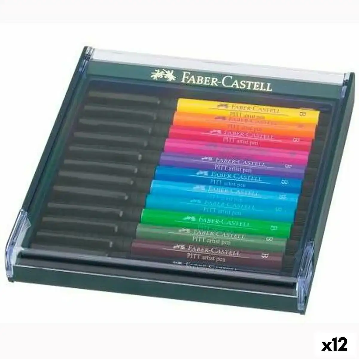 Ensemble de marqueurs faber castell pitt artist coffret 12 unites _4432. Entrez dans l'Univers de DIAYTAR COTE D'IVOIRE - Où Chaque Produit a son Histoire. Explorez notre catalogue et découvrez des trésors qui racontent la riche culture du Côte d'Ivoire.