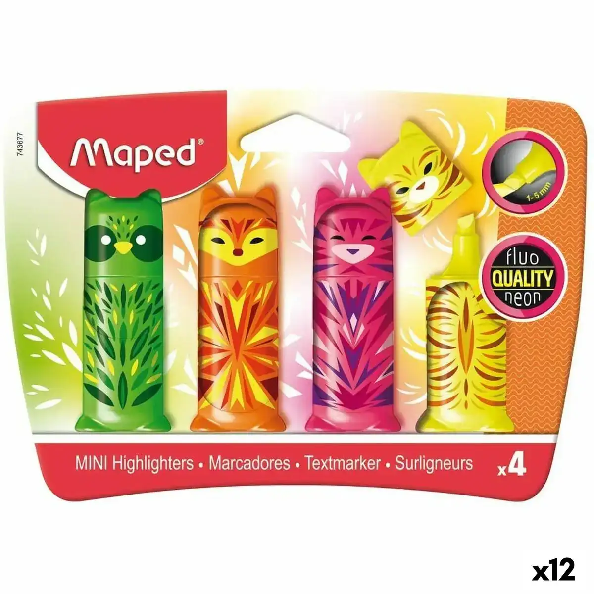 Ensemble de marqueurs fluorescents maped multicouleur 4 pieces 12 unites _6442. Bienvenue sur DIAYTAR COTE D'IVOIRE - Là où le Shopping Devient une Aventure. Explorez notre catalogue et dénichez des trésors qui élargiront votre horizon shopping.
