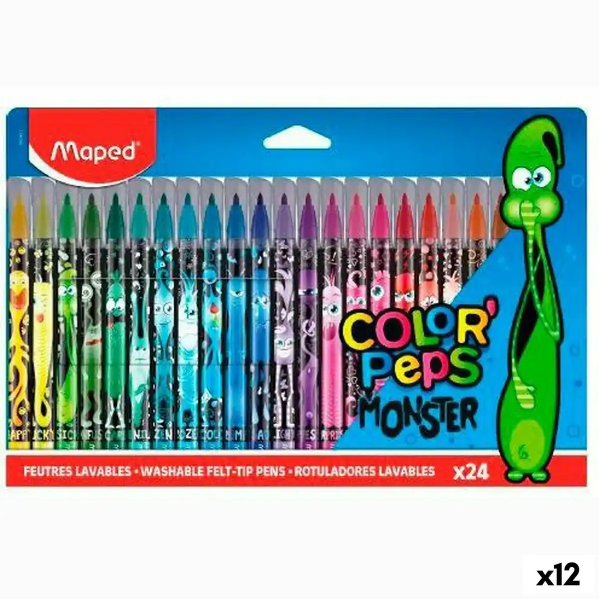 Ensemble de marqueurs maped color peps multicouleur 24 pieces 12 unites _9326. DIAYTAR COTE D'IVOIRE - Votre Source d'Inspiration Shopping. Parcourez nos rayons et trouvez des articles qui vous inspirent, que ce soit pour votre style, votre maison ou votre vie quotidienne.