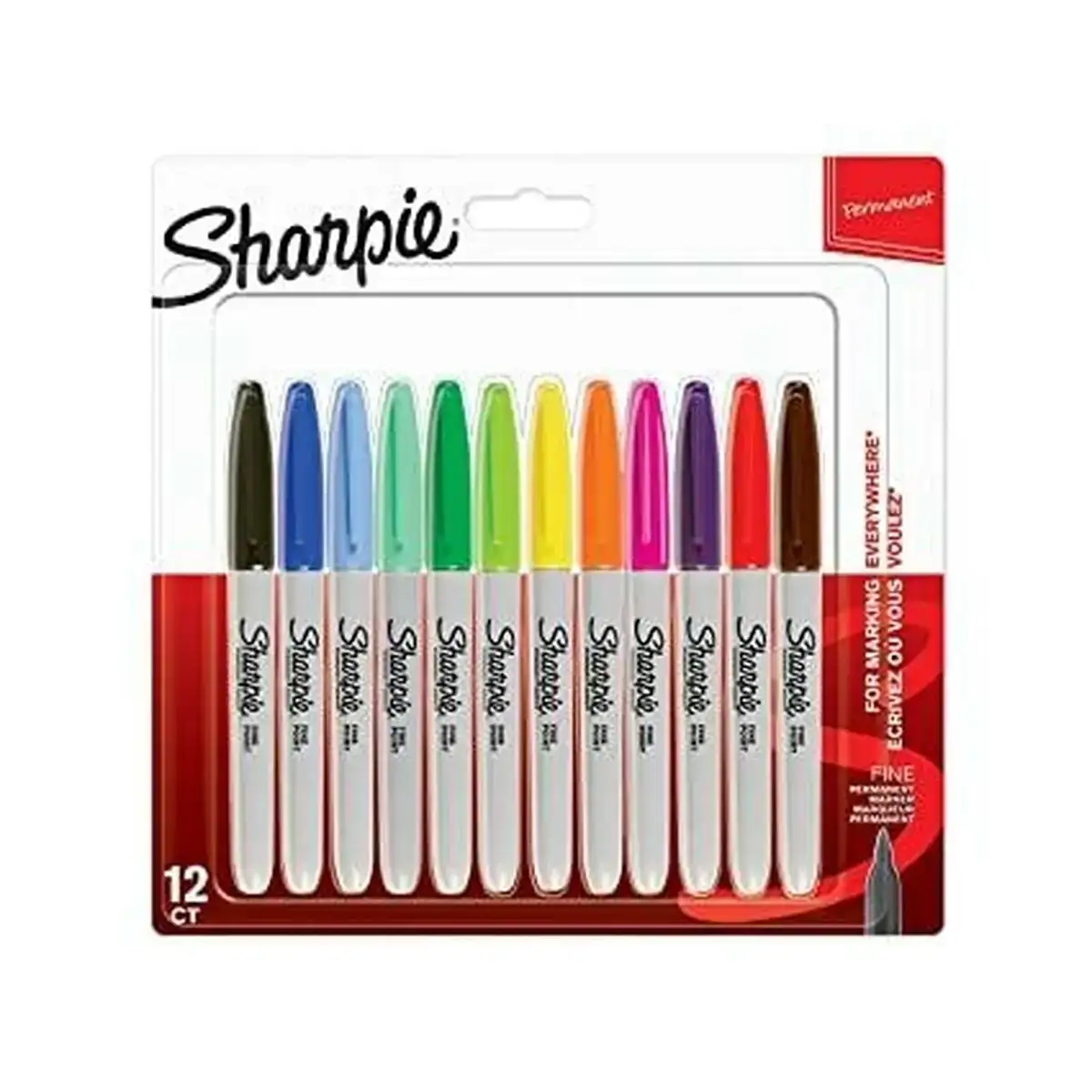 Ensemble de marqueurs sharpie 2065404 multicouleur 12 pieces_6746. DIAYTAR COTE D'IVOIRE - Où Chaque Produit a son Histoire. Découvrez notre gamme de produits, chacun portant en lui le récit de l'artisanat et de la passion, pour vous offrir une expérience de shopping authentique.