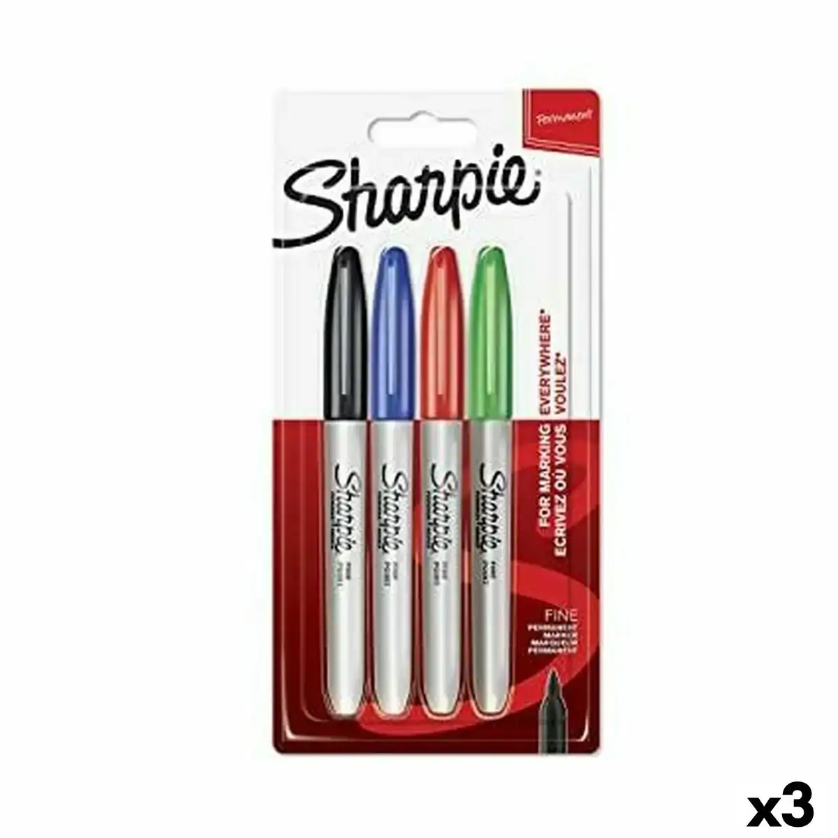 Ensemble de marqueurs sharpie multicouleur 4 pieces 0 9 mm 3 unites _5912. DIAYTAR COTE D'IVOIRE - L'Art de Choisir, l'Art de Vivre. Parcourez notre boutique en ligne et choisissez parmi des produits de qualité qui ajoutent de l'élégance à votre quotidien.