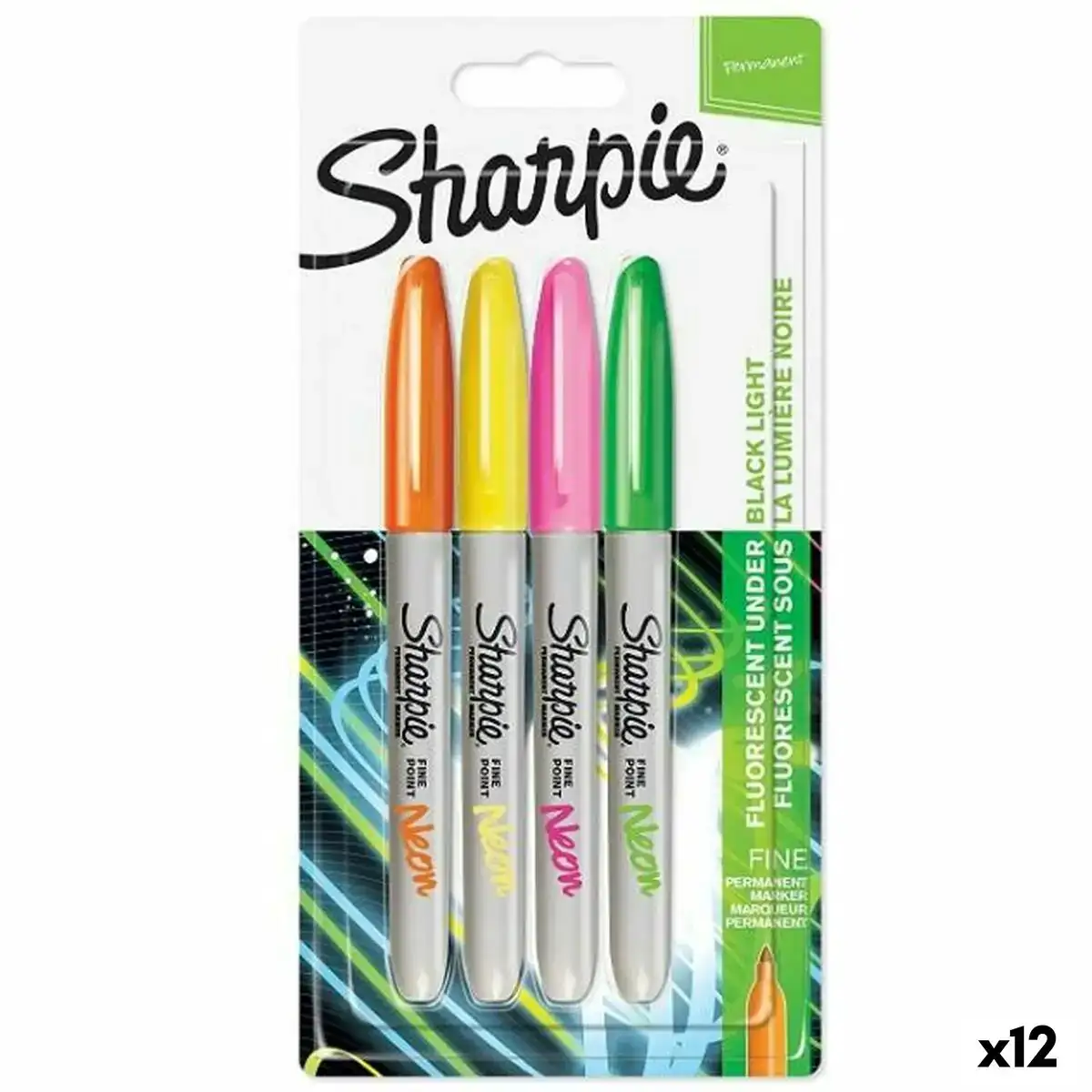 Ensemble de marqueurs sharpie neon multicouleur 4 pieces 1 mm 12 unites _2851. DIAYTAR COTE D'IVOIRE - Où Chaque Produit est une Histoire à Raconter. Découvrez notre sélection de produits qui vous permettent de créer votre propre récit à travers vos achats.
