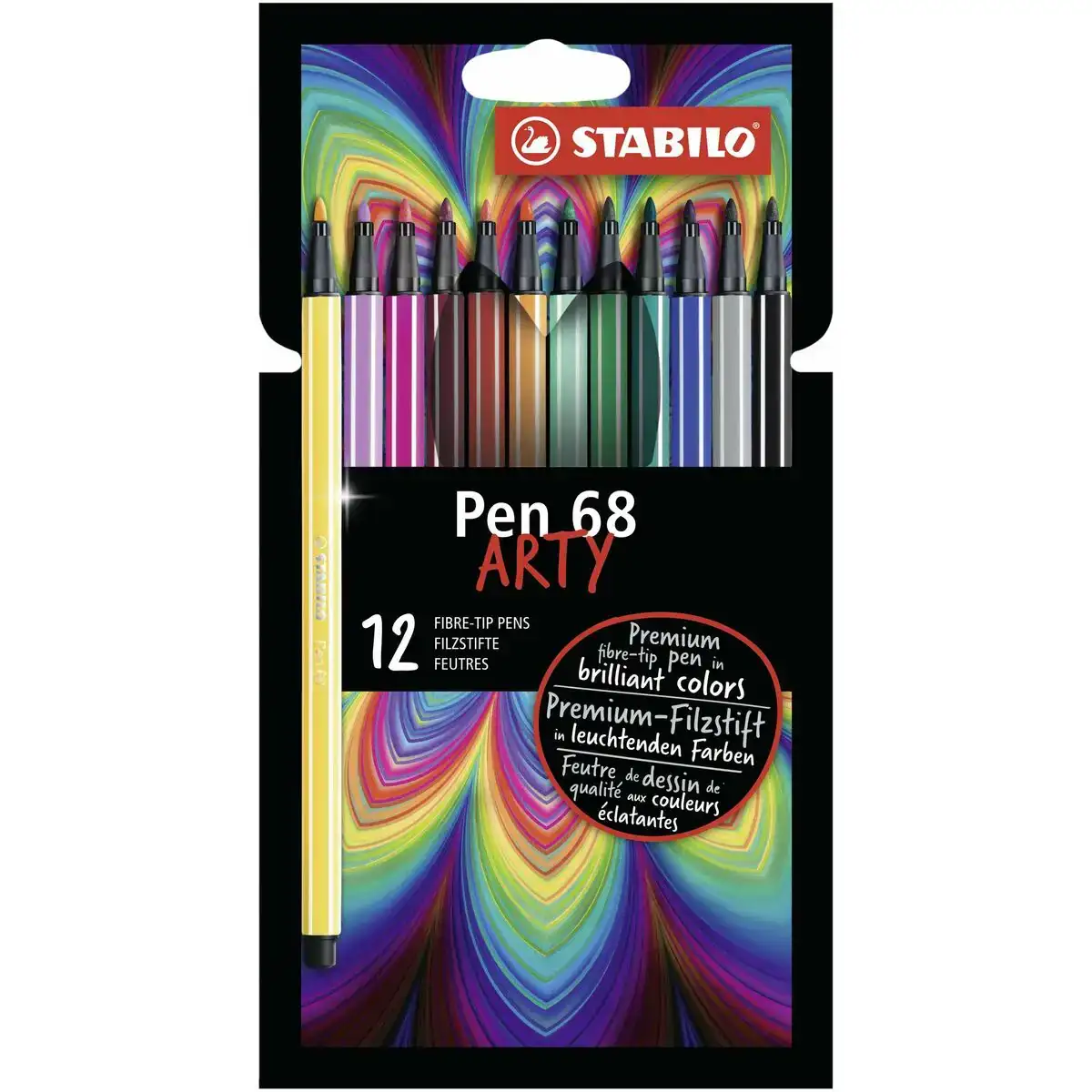 Ensemble de marqueurs stabilo pen 68 arty 12 pieces multicouleur_3530. DIAYTAR COTE D'IVOIRE - Votre Destination Shopping Inspirante. Explorez notre catalogue pour trouver des articles qui stimulent votre créativité et votre style de vie.
