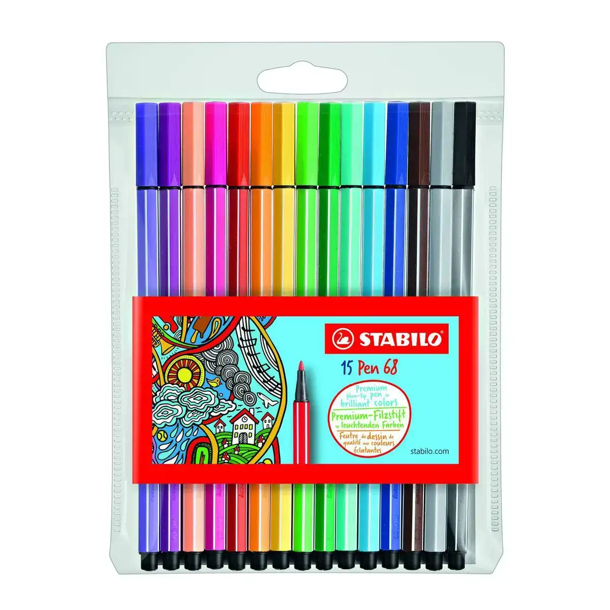 Ensemble de marqueurs stabilo pen 68 multicouleur 15 pieces_1088. Découvrez DIAYTAR COTE D'IVOIRE - Votre Source de Produits Variés et un Service Exceptionnel. Parcourez nos catégories et bénéficiez d'un service client dévoué, prêt à vous guider à chaque étape.