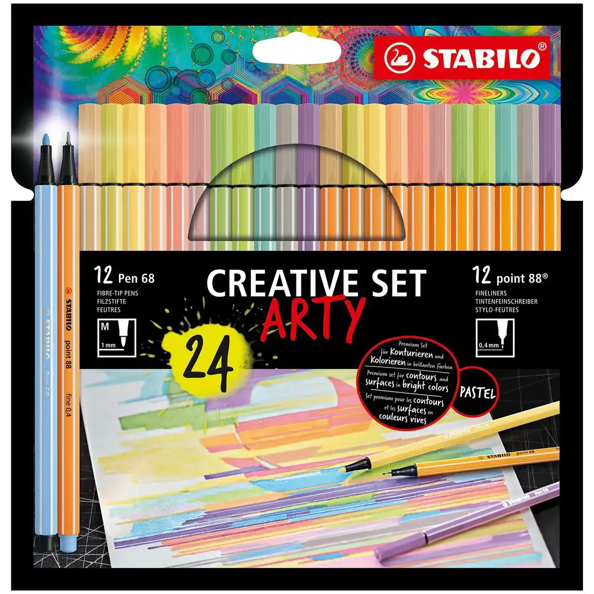 Ensemble de marqueurs stabilo point 88 pen 68 creative arty_1994. DIAYTAR COTE D'IVOIRE - Votre Passage vers le Raffinement. Plongez dans notre univers de produits exquis et choisissez des articles qui ajoutent une touche de sophistication à votre vie.