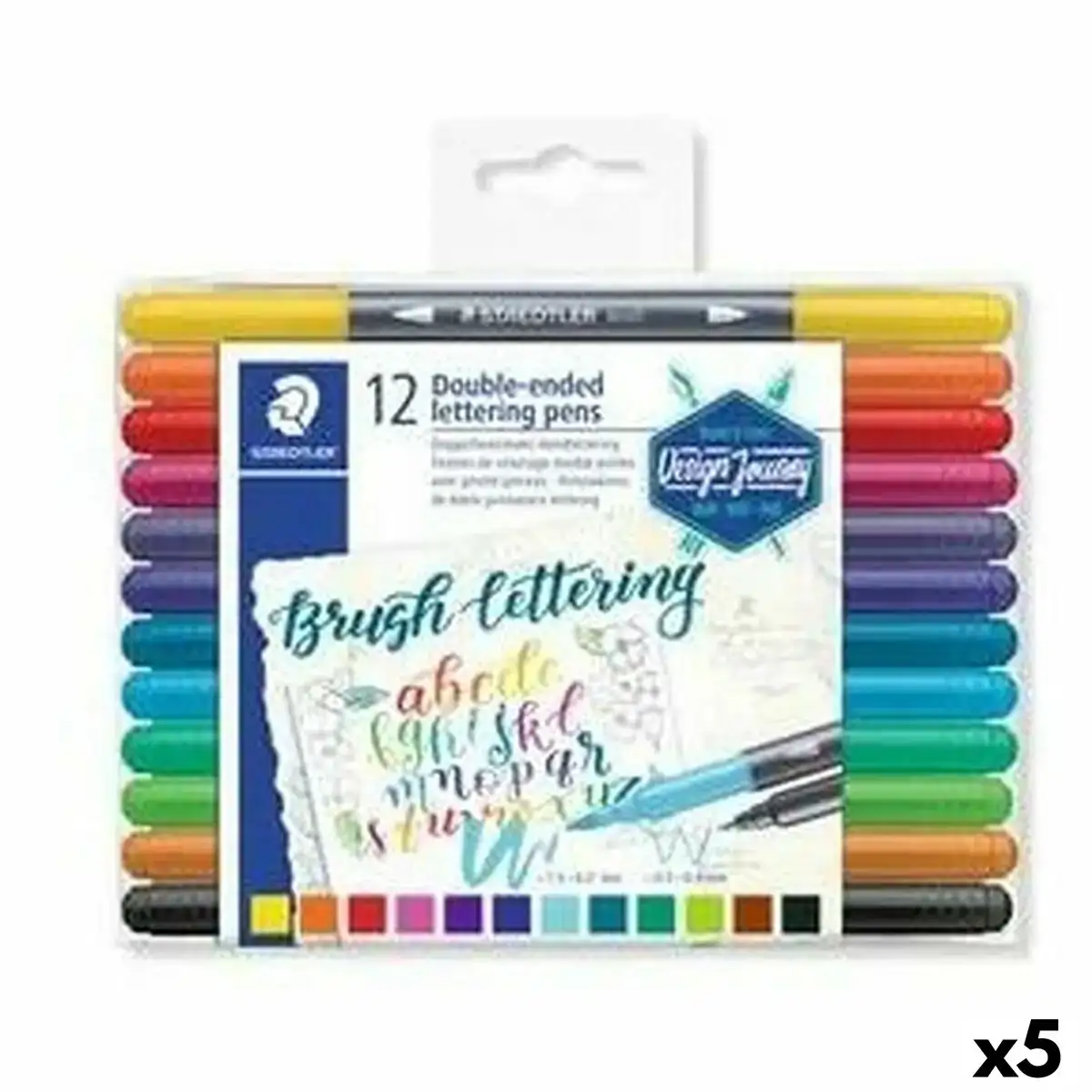 Ensemble de marqueurs staedtler lettering double pointe 5 unites _5645. DIAYTAR COTE D'IVOIRE - Votre Plaisir Shopping à Portée de Clic. Explorez notre boutique en ligne et trouvez des produits qui ajoutent une touche de bonheur à votre vie quotidienne.