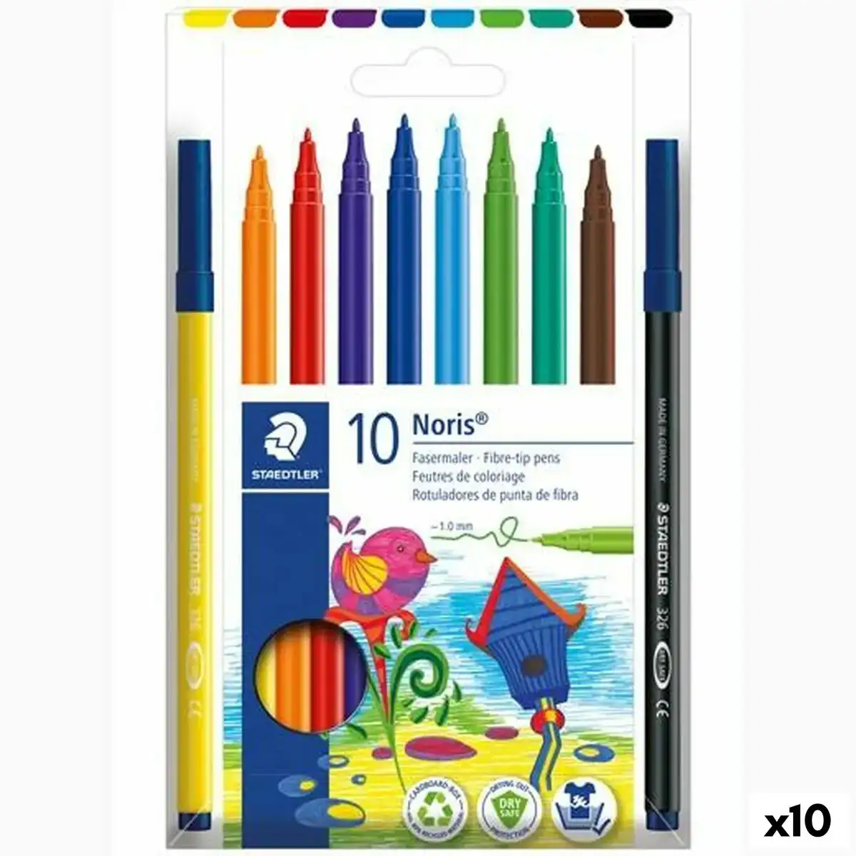 Ensemble de marqueurs staedtler noris 326 multicouleur 10 unites_5981. DIAYTAR COTE D'IVOIRE - Votre Pass vers la Découverte. Explorez notre boutique en ligne et plongez dans un voyage à travers des produits authentiques et contemporains, tous réunis sous un même toit.
