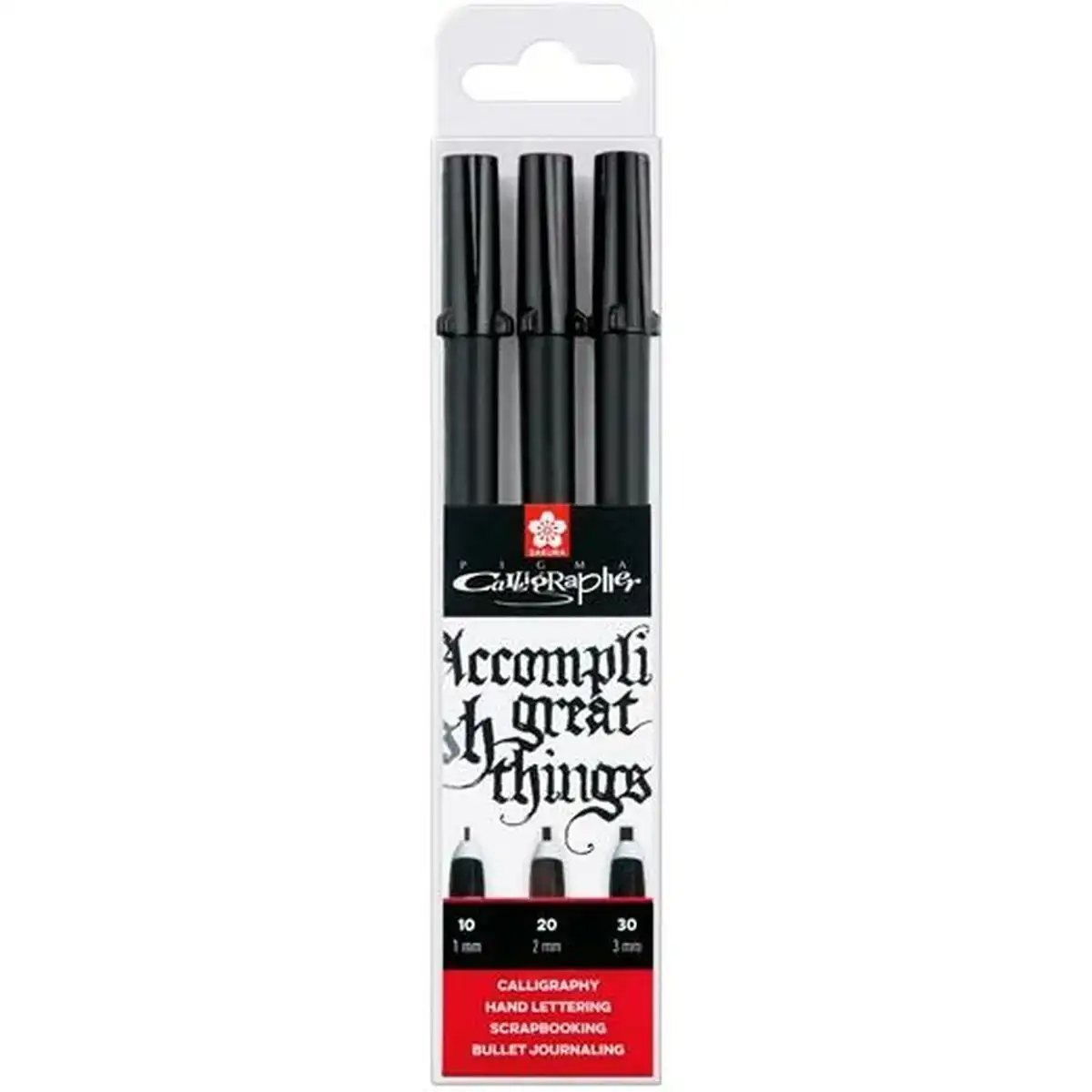 Ensemble de marqueurs talens sakura pigma calligrapher noir 3 pieces_8383. DIAYTAR COTE D'IVOIRE - Votre Univers Shopping Éclectique. Explorez nos offres variées et découvrez des articles qui embrassent la diversité et la polyvalence de vos besoins.