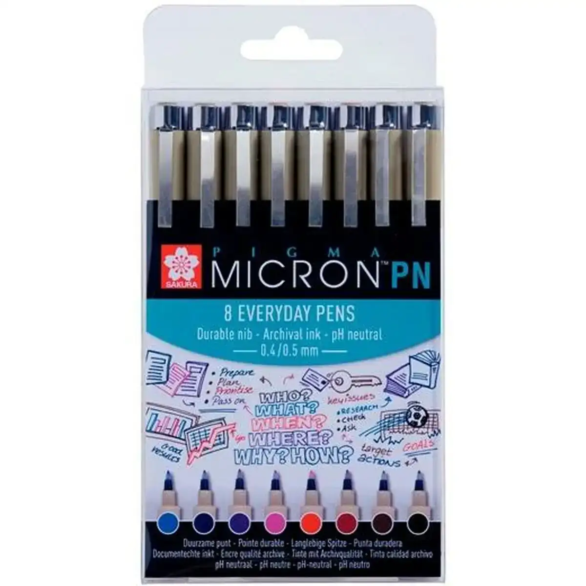 Ensemble de marqueurs talens sakura pigma micron pn 8 pieces_1023. Entrez dans l'Univers de DIAYTAR COTE D'IVOIRE - Où Chaque Produit a sa Place. Explorez nos rayons virtuels et choisissez des articles qui s'intègrent parfaitement à votre style de vie.