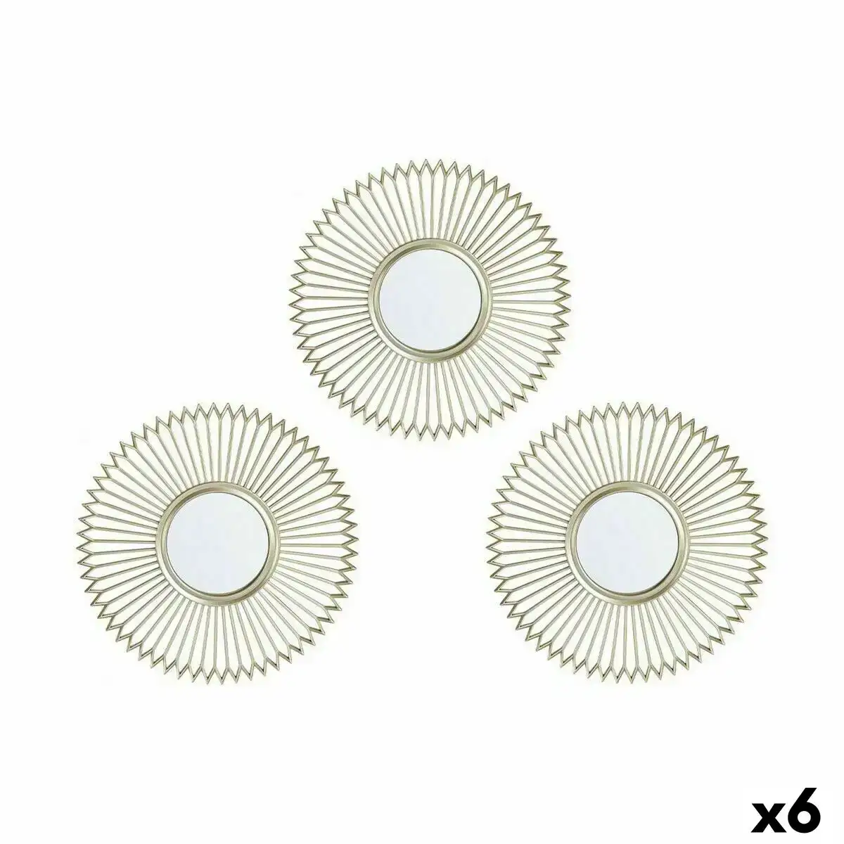Ensemble de miroirs champagne plastique 24 5 x 1 5 x 24 5 cm 6 unites _4449. Entrez dans le Monde de DIAYTAR COTE D'IVOIRE - Où Chaque Produit Raconte une Histoire Unique. Explorez notre sélection et laissez-vous transporter par des récits à travers les articles que vous choisissez.