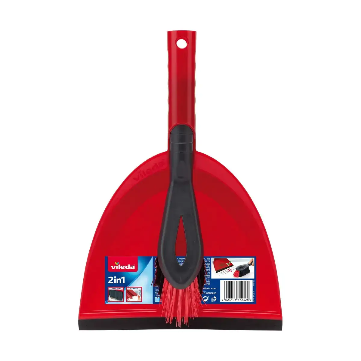 Ensemble de nettoyage balai et pelle vileda rouge plastique_6310. DIAYTAR COTE D'IVOIRE - Où Choisir Devient une Découverte. Explorez notre boutique en ligne et trouvez des articles qui vous surprennent et vous ravissent à chaque clic.