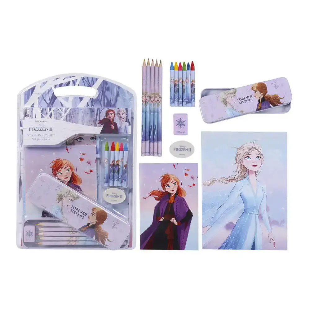 Ensemble de papeterie frozen lila 16 pcs _9046. Bienvenue chez DIAYTAR COTE D'IVOIRE - Où Chaque Objet a son Histoire. Découvrez notre sélection méticuleuse et choisissez des articles qui racontent l'âme du Côte d'Ivoire.