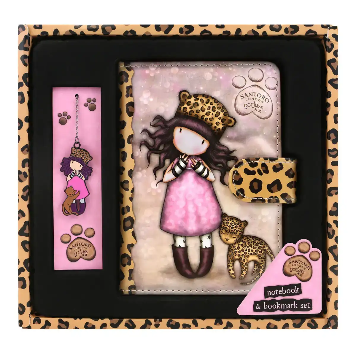 Ensemble de papeterie gorjuss purrrrrfect love leopard_7309. DIAYTAR COTE D'IVOIRE - L'Art de Vivre avec Authenticité. Explorez notre gamme de produits artisanaux et découvrez des articles qui apportent une touche unique à votre vie.