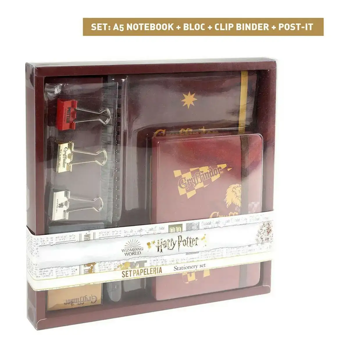 Ensemble de papeterie harry potter gryffindor rouge 6 pcs _4147. DIAYTAR COTE D'IVOIRE - Où Choisir est une Célébration de l'Artisanat Local. Découvrez notre boutique en ligne et choisissez des produits qui incarnent la passion des artisans sénégalais.
