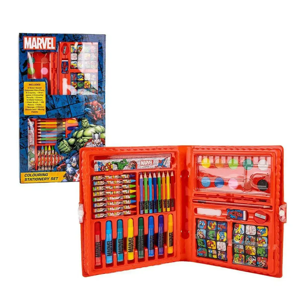 Ensemble de papeterie marvel porte documents rouge_8876. DIAYTAR COTE D'IVOIRE - Où la Qualité est Notre Engagement. Explorez notre boutique en ligne pour découvrir des produits conçus pour vous apporter satisfaction et plaisir.