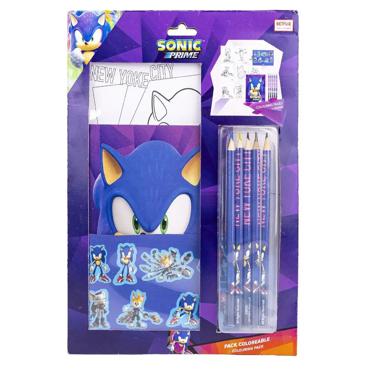 Ensemble de papeterie sonic violet_4905. DIAYTAR COTE D'IVOIRE - Où le Shopping est un Plaisir Engagé. Parcourez notre catalogue et choisissez des produits qui respectent vos valeurs et vos attentes.