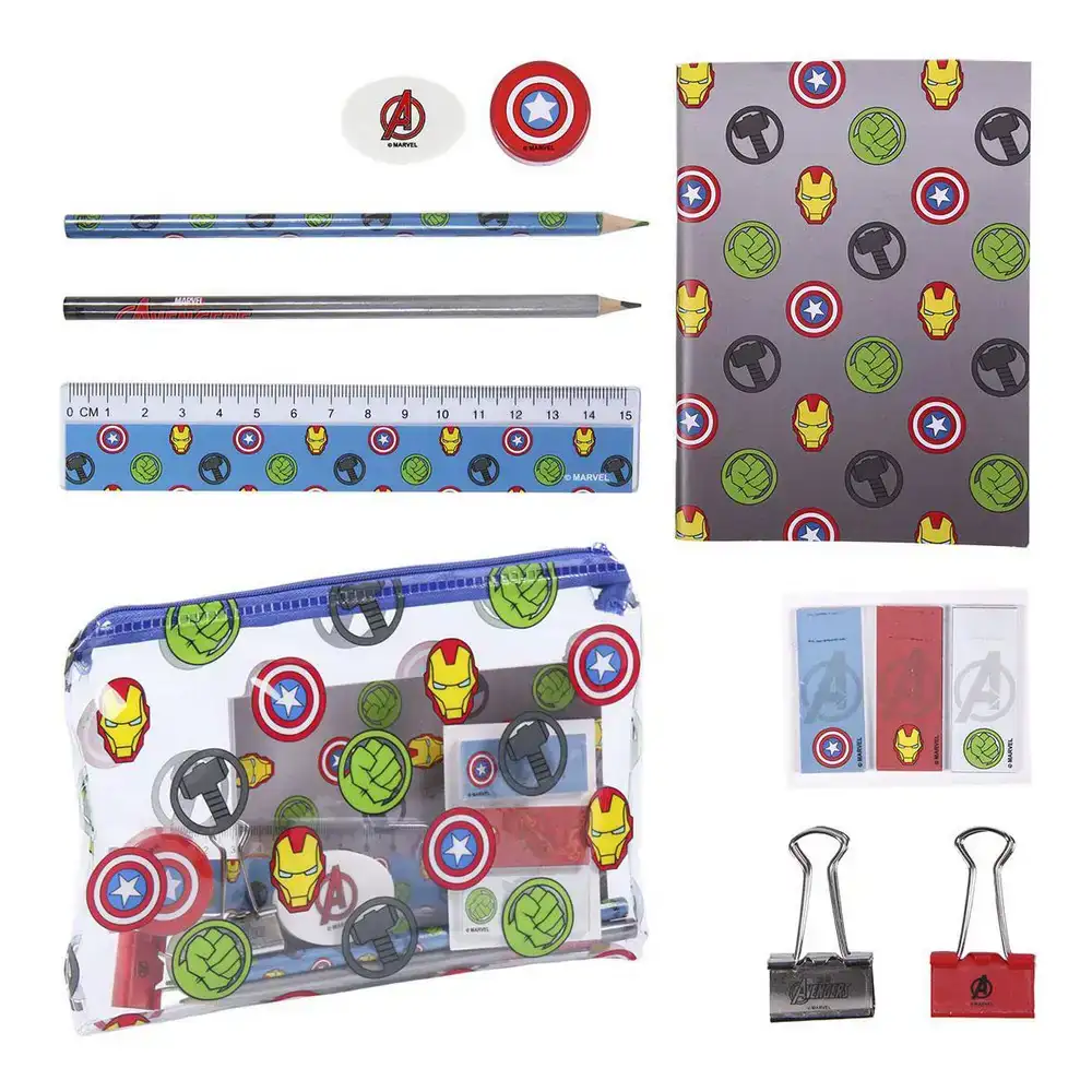 Ensemble de papeterie the avengers gris 12 pcs _3984. Entrez dans l'Univers de DIAYTAR COTE D'IVOIRE - Où Choisir est un Voyage. Explorez notre gamme diversifiée et trouvez des articles qui répondent à tous vos besoins et envies.