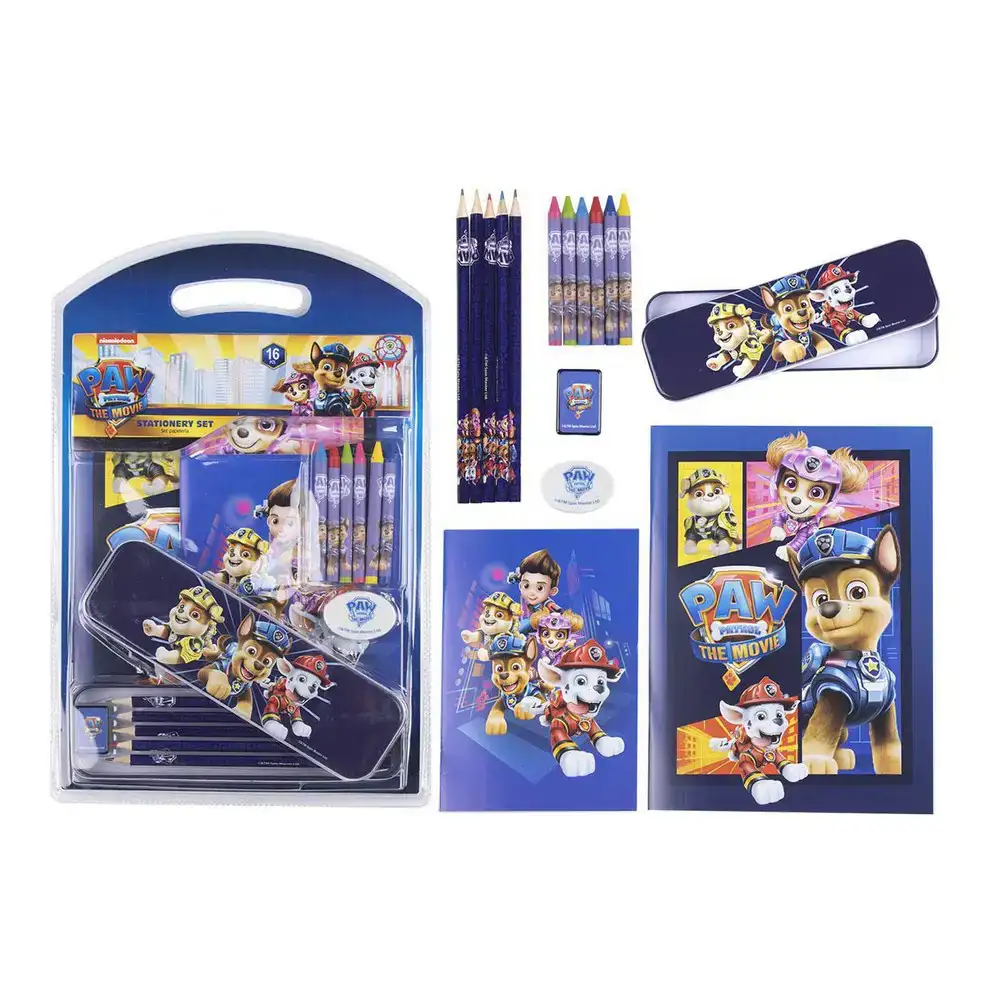 Ensemble de papeterie the paw patrol bleu 16 pcs _1694. DIAYTAR COTE D'IVOIRE - Où Choisir est un Voyage Cultuel. Explorez notre boutique en ligne et découvrez des produits qui célèbrent la richesse et la diversité culturelle du Côte d'Ivoire.