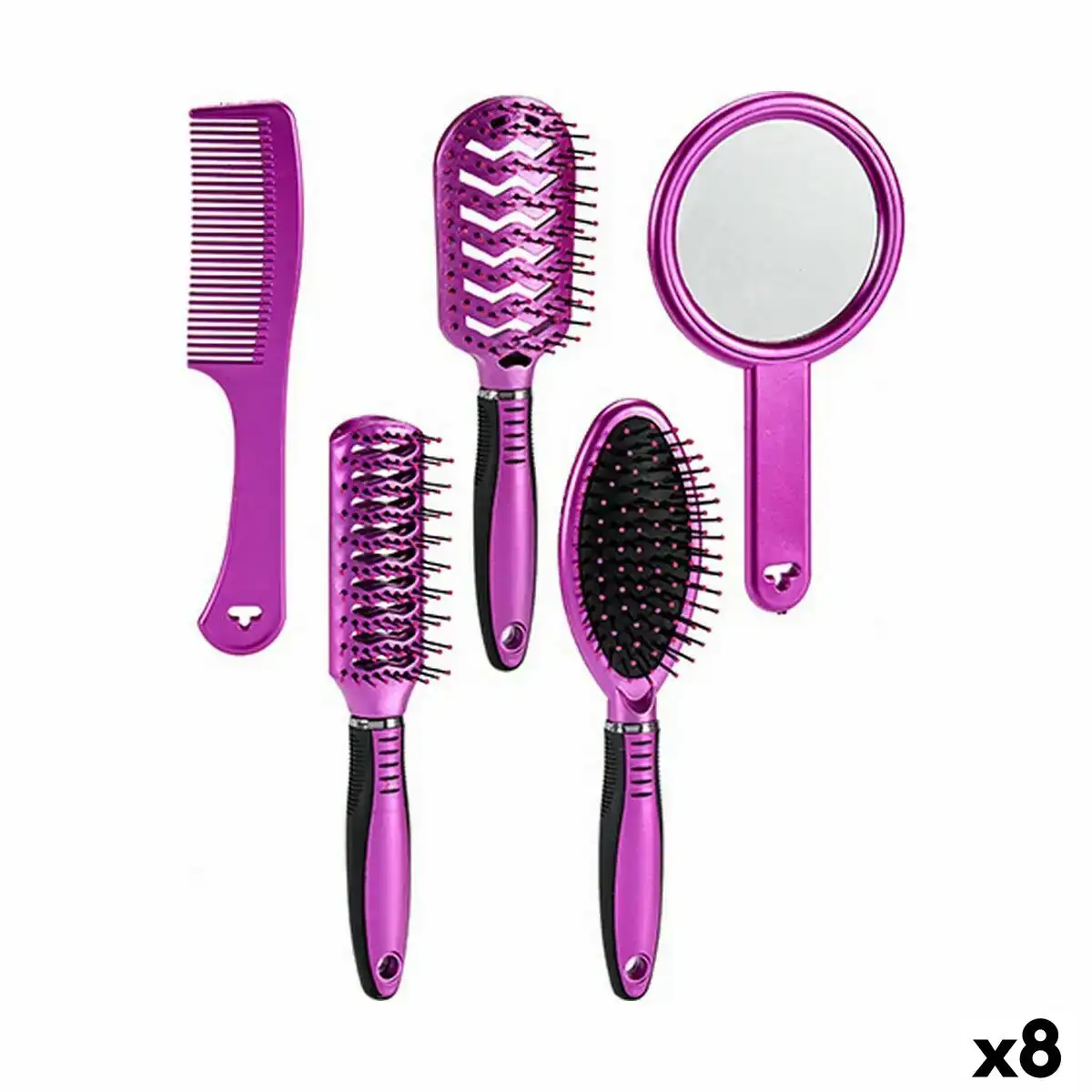 Ensemble de peignes brosses violet plastique 8 unites _4740. Bienvenue sur DIAYTAR COTE D'IVOIRE - Votre Destination Shopping à la Côte d'Ivoireaise. Explorez notre boutique en ligne et découvrez une gamme variée de produits qui capturent l'esprit du Côte d'Ivoire.