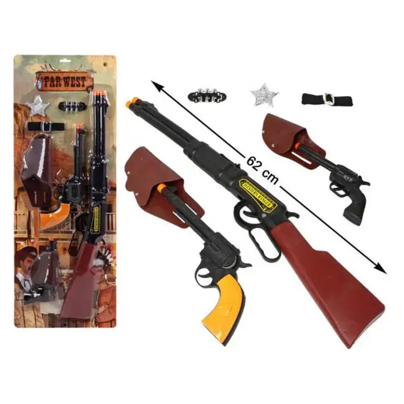 Ensemble de pistolets western 8411 7 pcs _9691. DIAYTAR COTE D'IVOIRE - Votre Destination pour un Shopping Éclairé. Parcourez notre boutique en ligne pour découvrir des produits de qualité qui embelliront votre quotidien.