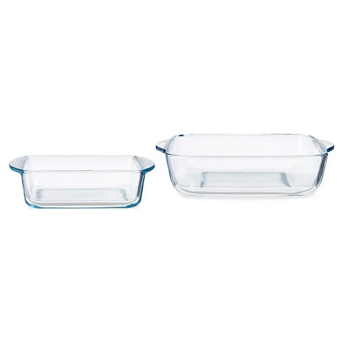 Ensemble de plats de cuisson au four 597677 transparent verre borosilicate 22 x 6 x 25 5 cm_9103. DIAYTAR COTE D'IVOIRE - L'Art de Choisir, l'Art de S'émerveiller. Explorez notre gamme de produits et laissez-vous émerveiller par des créations authentiques et des designs modernes.