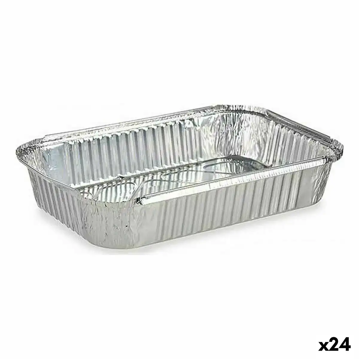 Ensemble de plats pour la cuisine jetable avec couvercle aluminium 21 x 6 x 30 5 cm 24 unites _6799. DIAYTAR COTE D'IVOIRE - Là où la Qualité est Non Négociable. Parcourez notre boutique en ligne pour découvrir des produits qui incarnent le raffinement et l'excellence du Côte d'Ivoire.